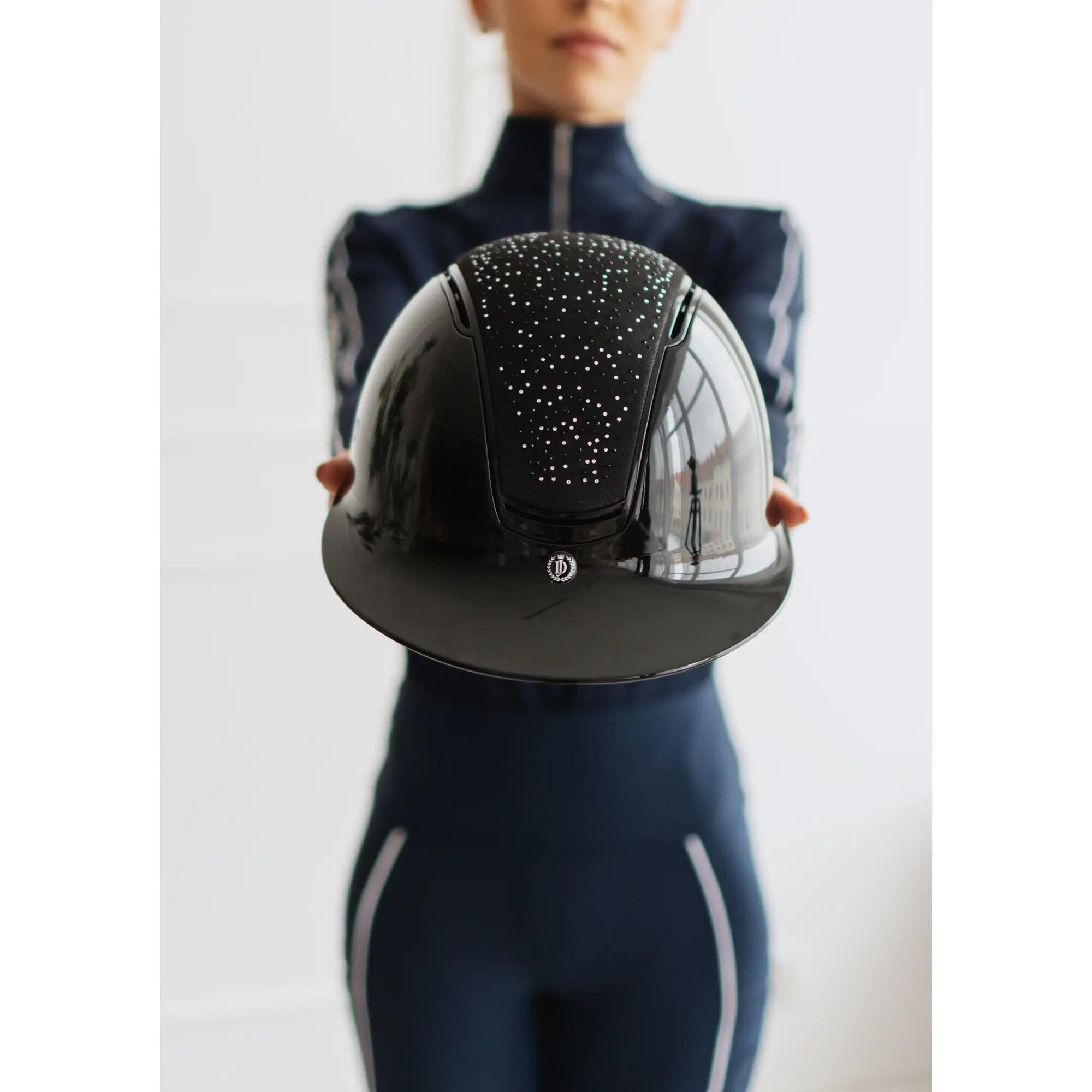 Kask jeździecki z szerokim daszkiem Moonlight JD Attack 2/3