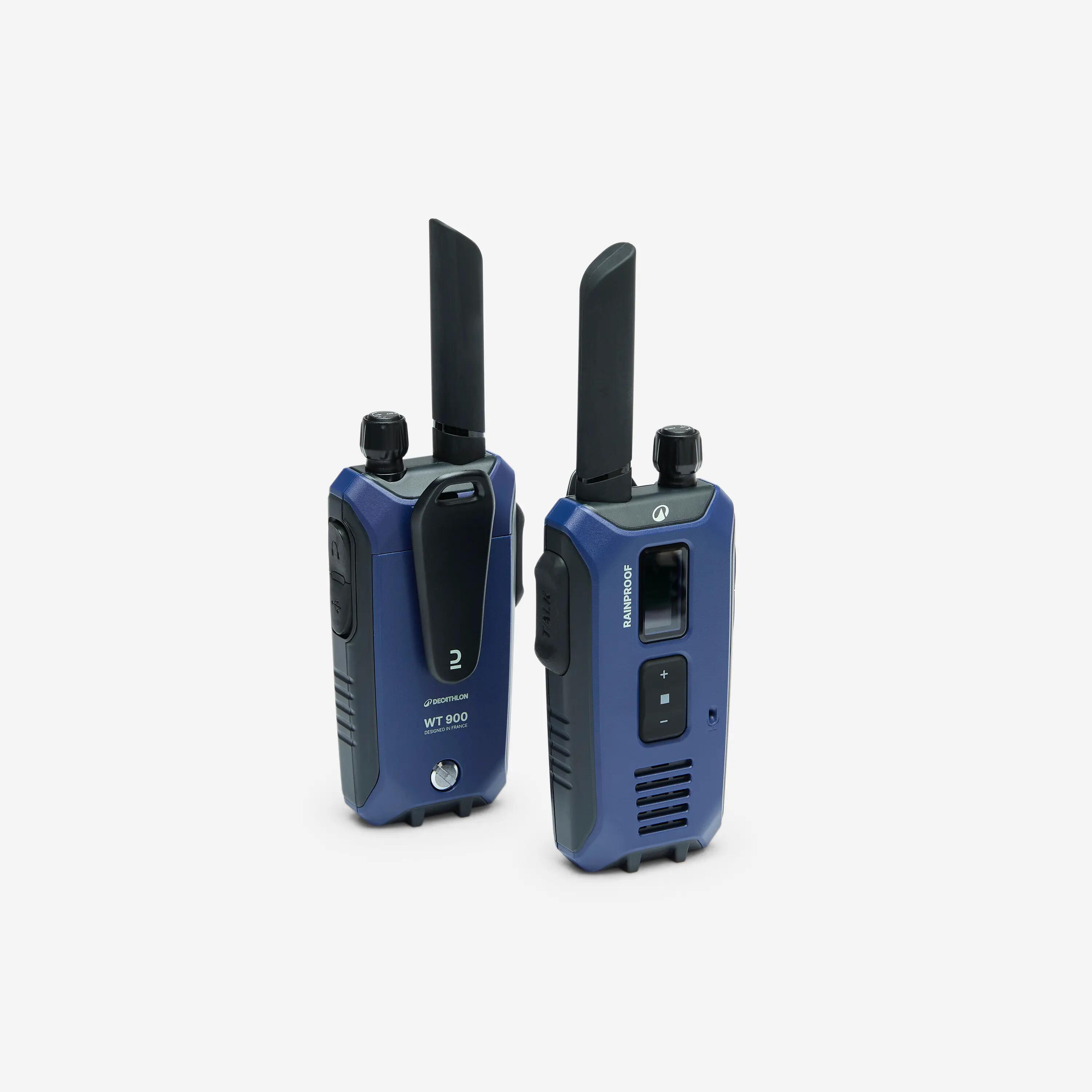 2 talkies-walkies rechargeables par USB 10 km  WT 900 4/4