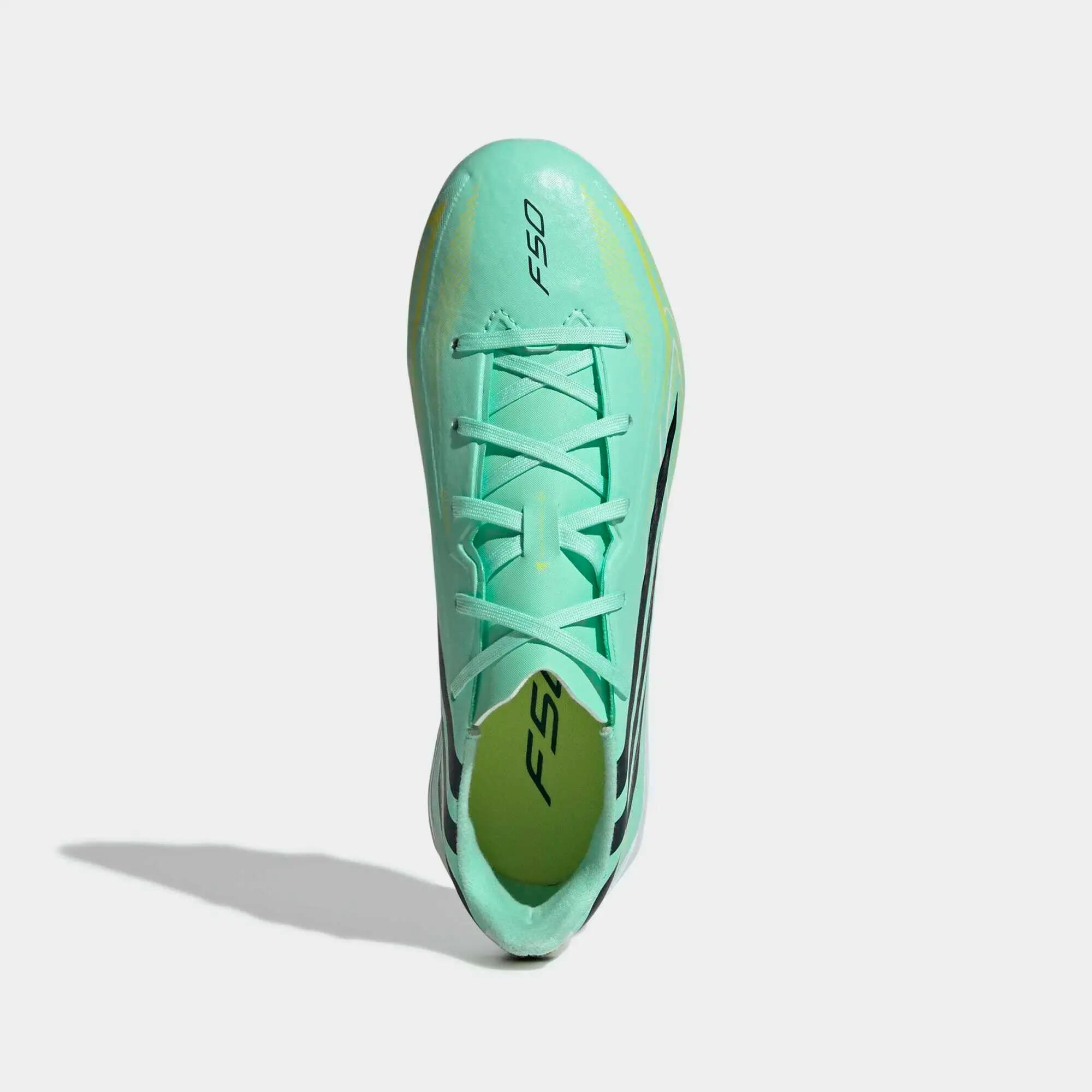 Scarpe calcio bambino ADIDAS F50 HYPERFAST LEAGUE FG/MG verdi 7/9