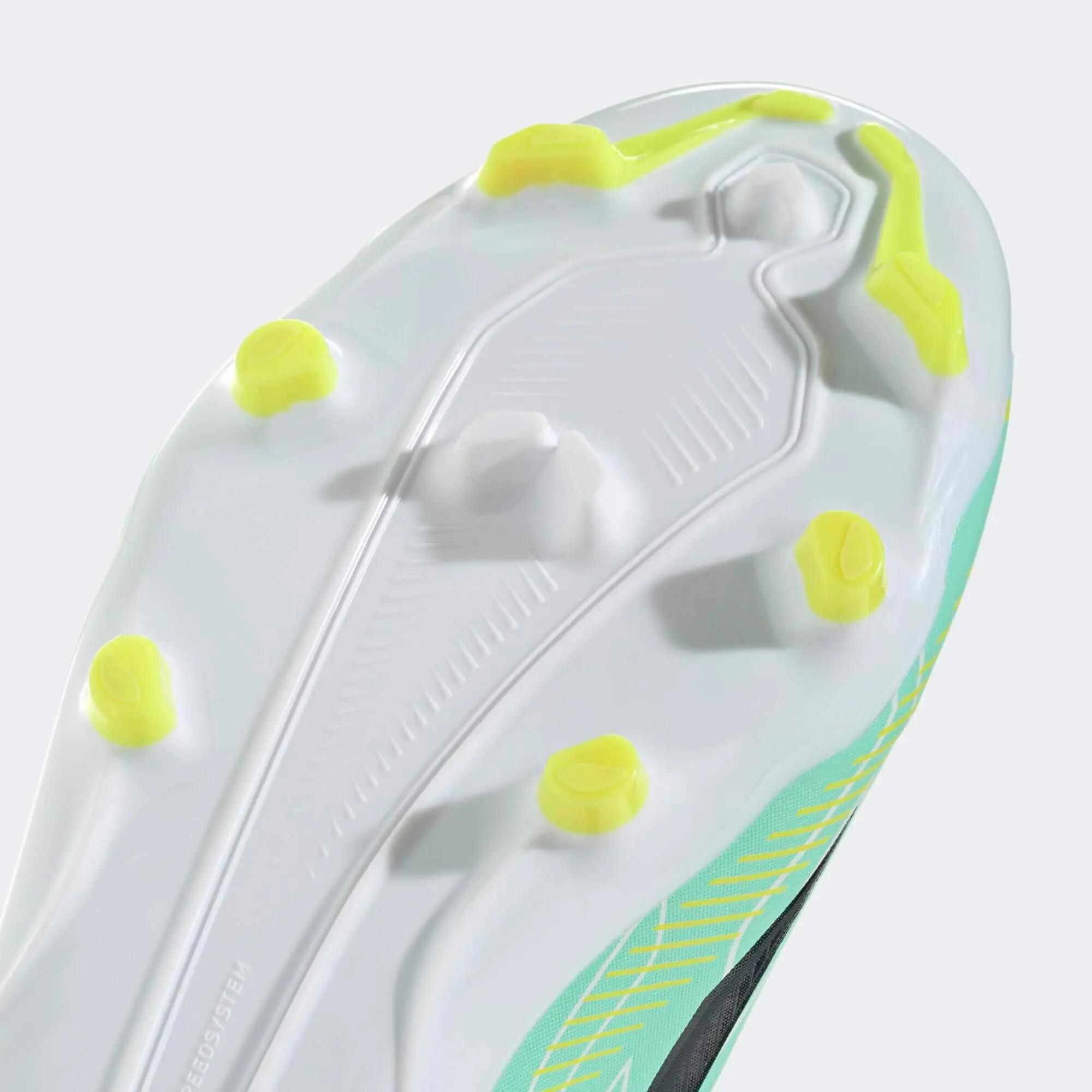Scarpe calcio bambino ADIDAS F50 HYPERFAST LEAGUE FG/MG verdi 4/9