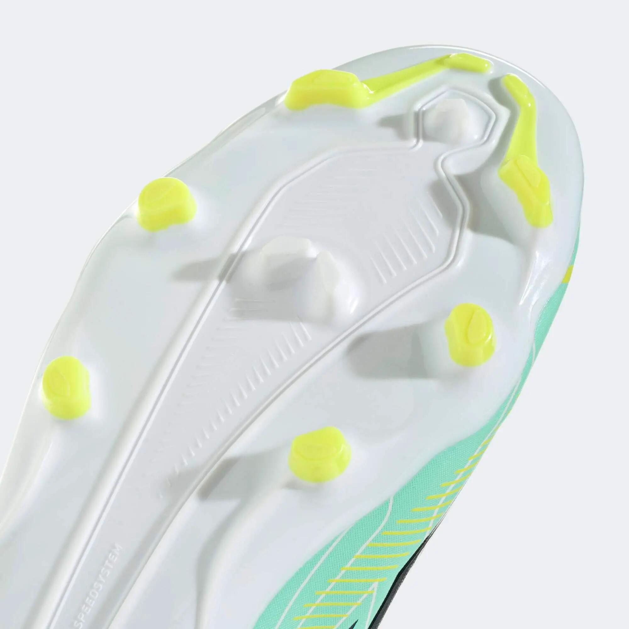 Scarpe calcio bambino ADIDAS F50 HYPERFAST LEAGUE FG/MG verdi 4/9