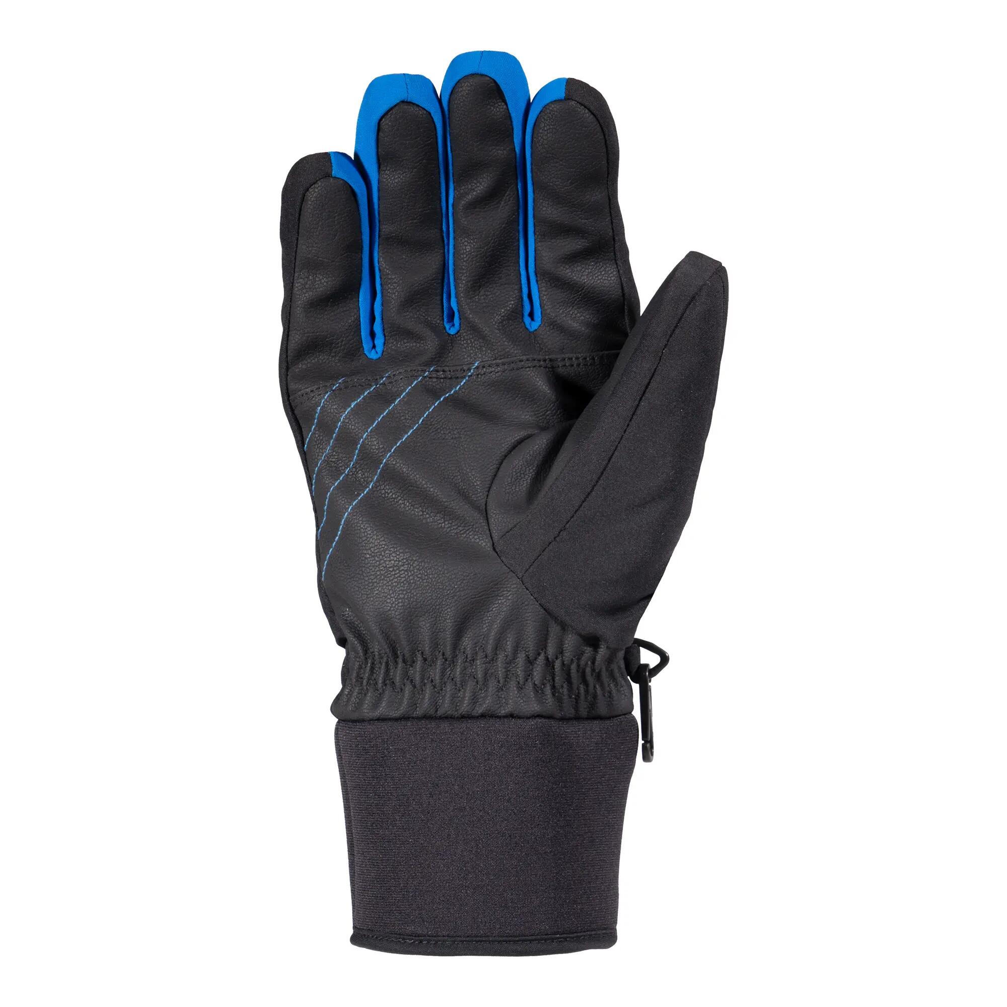 Guanti sci adulto Ziener Sarriki GORE-TEX® nero e blu 3/3