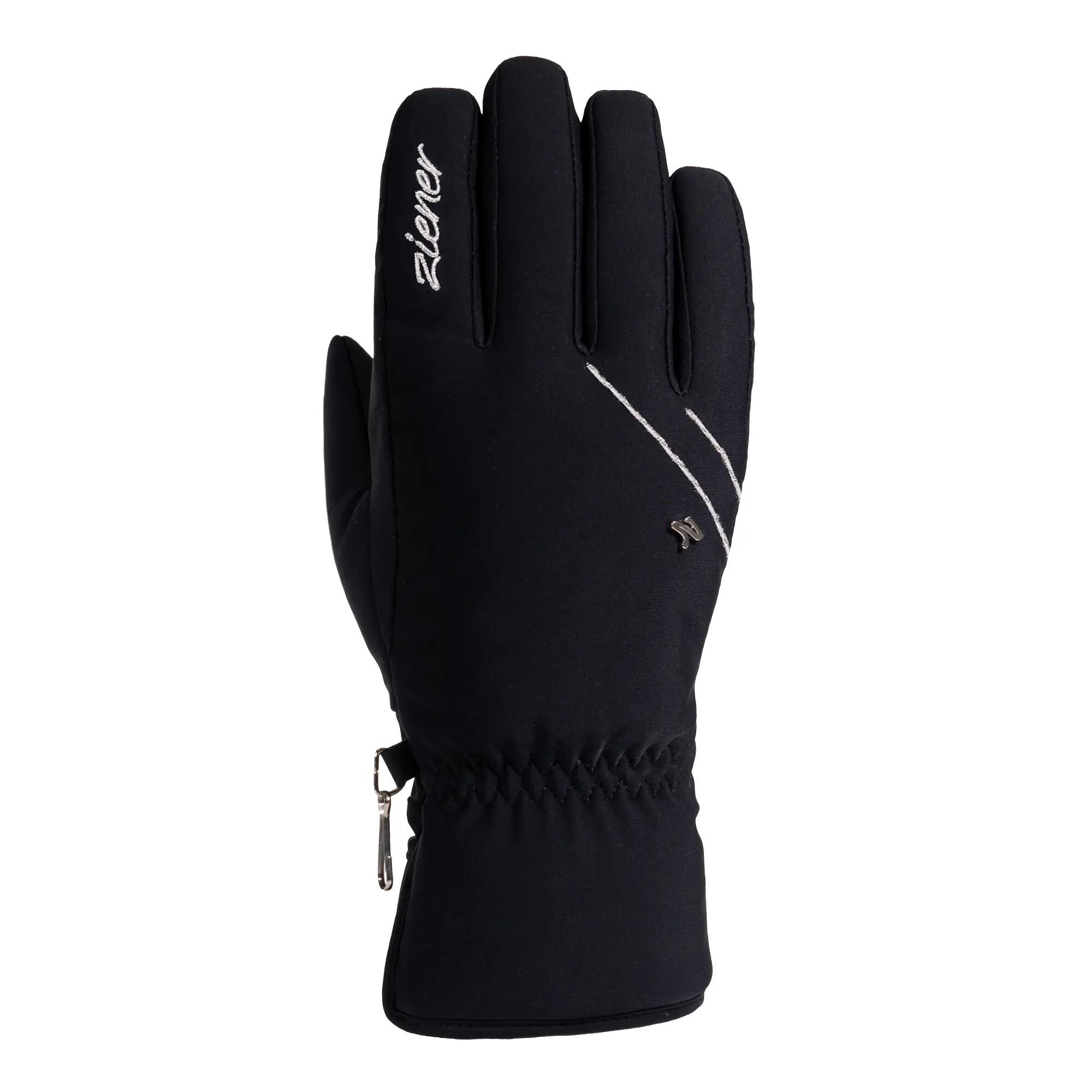 Guanti sci Donna Ziener 1873 GORE-TEX® nero 2/3