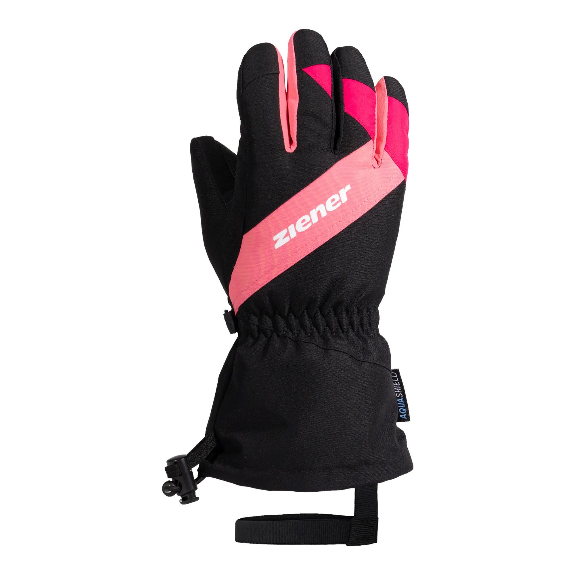 Guanti sci Bambino Ziener 1209 ZIENER AQUASHIELD® rosa 2/3