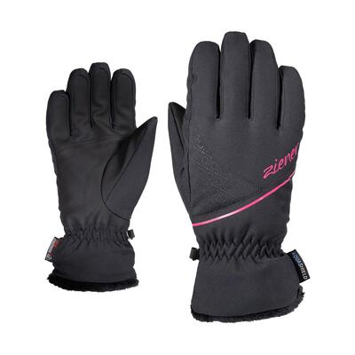 Guanti sci donna Ziener Semonya Primaloft® nero