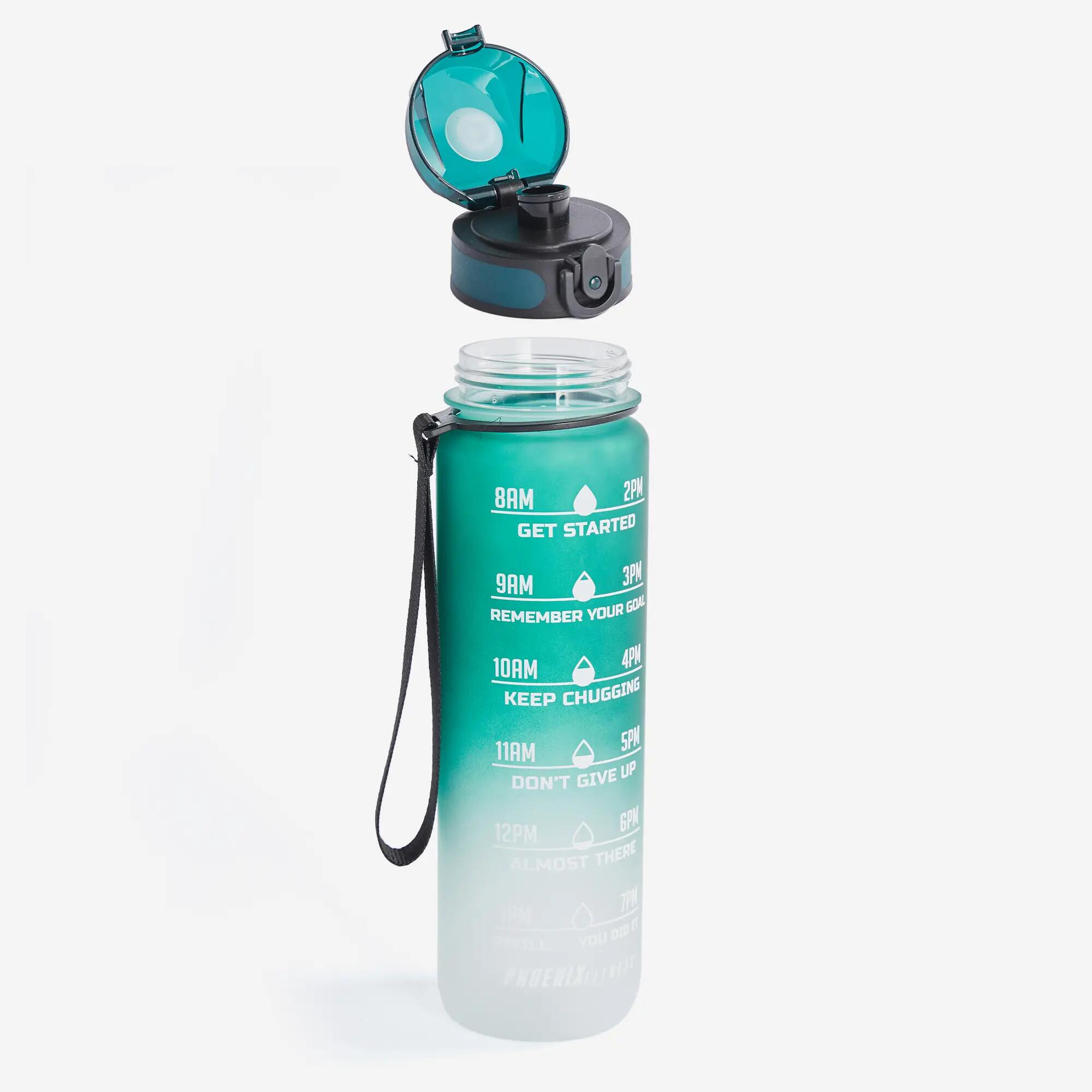 Pack fitness avec gourde 1L et serviette, vert 7/11