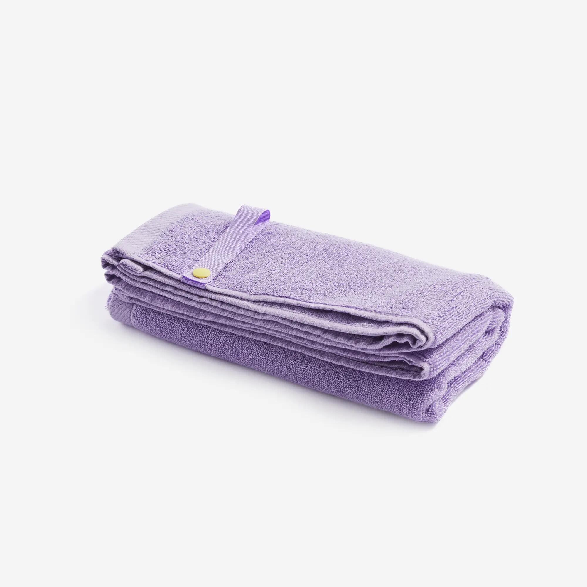 Pack fitness avec gourde 1L et serviette, violet 13/14