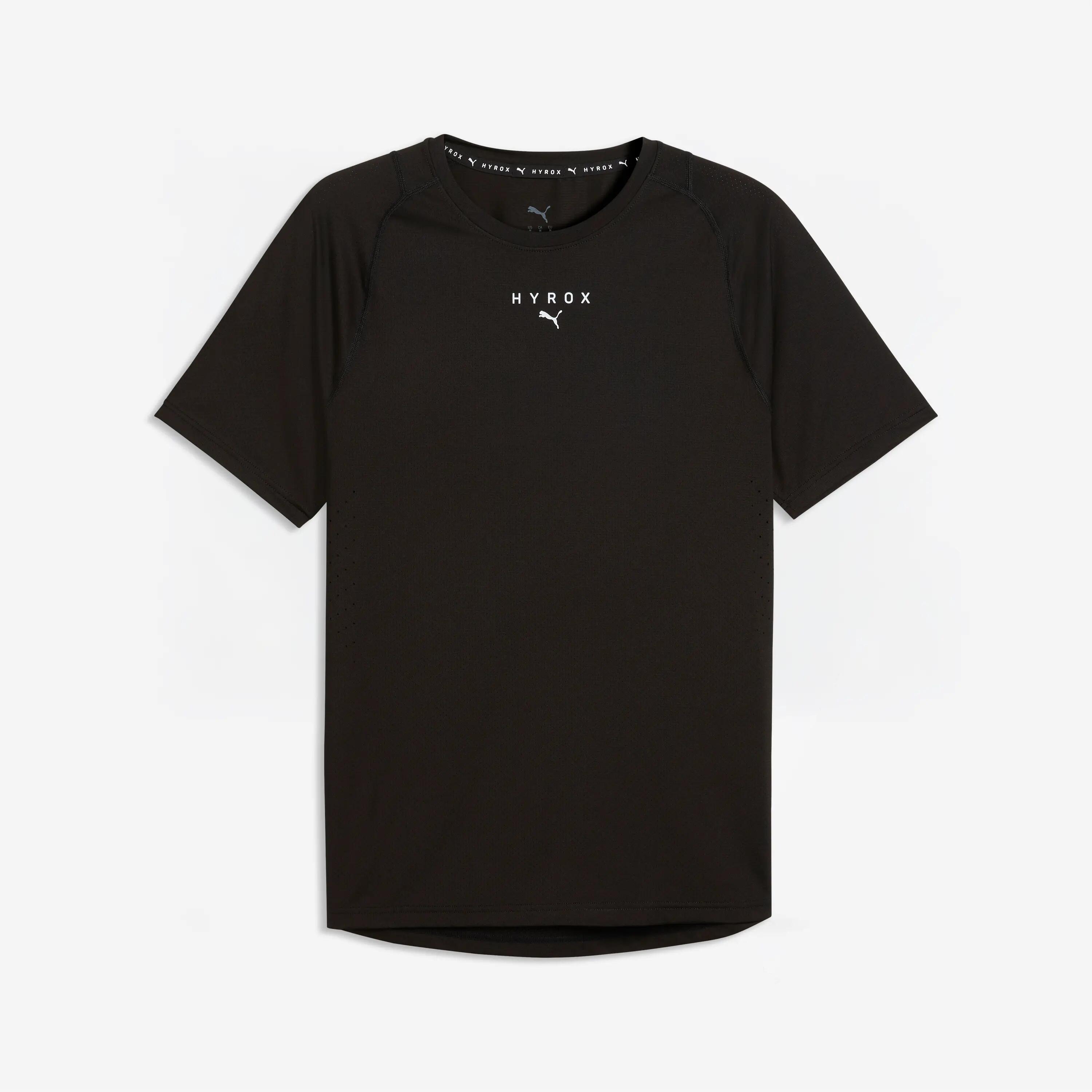 T-shirt de fitness Hyrox homme, noir 5/5