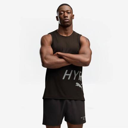 Débardeur de fitness Hyrox léger, noir