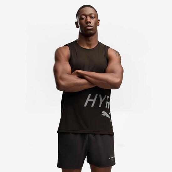 Débardeur de fitness Hyrox léger, noir