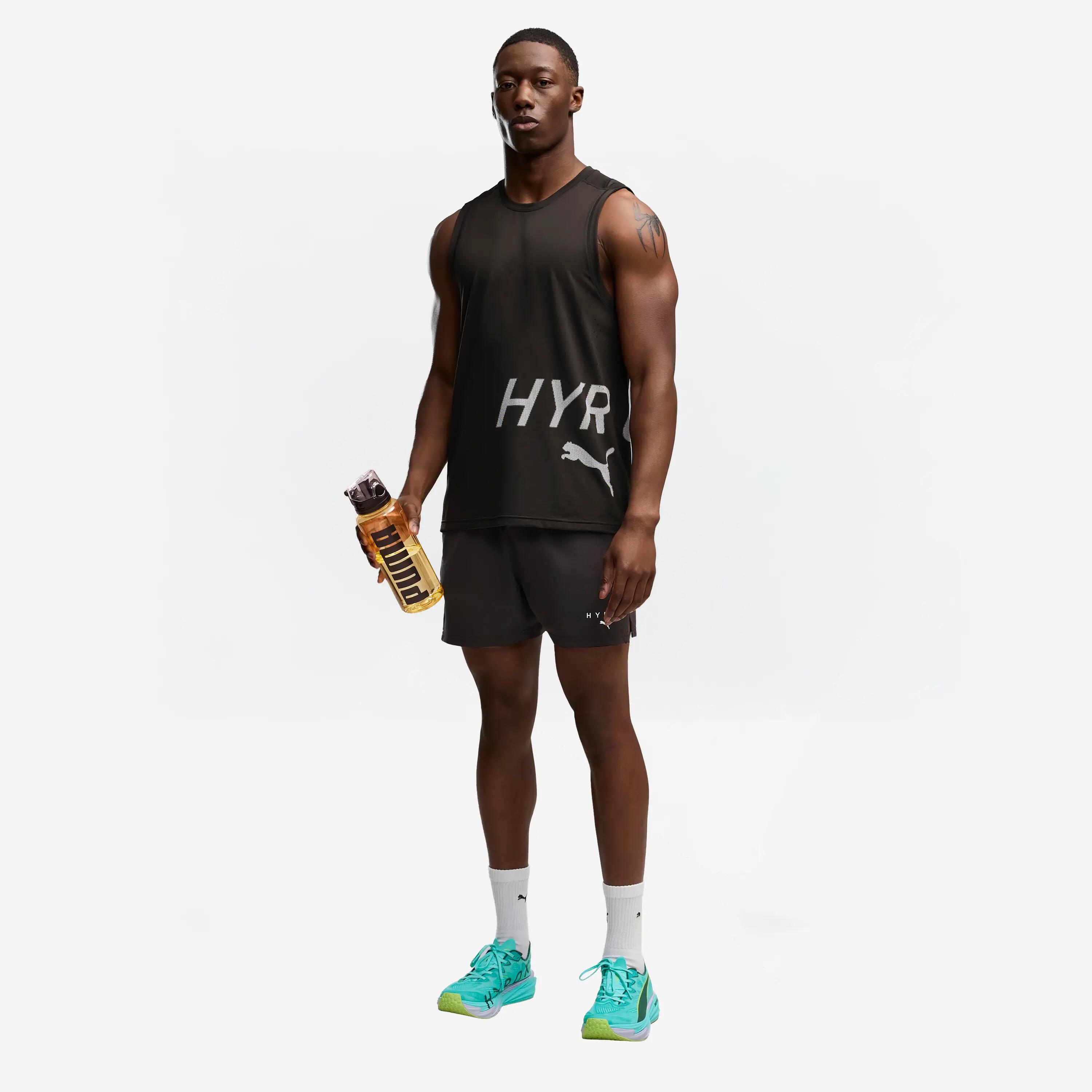 Débardeur de fitness Hyrox léger, noir 3/5