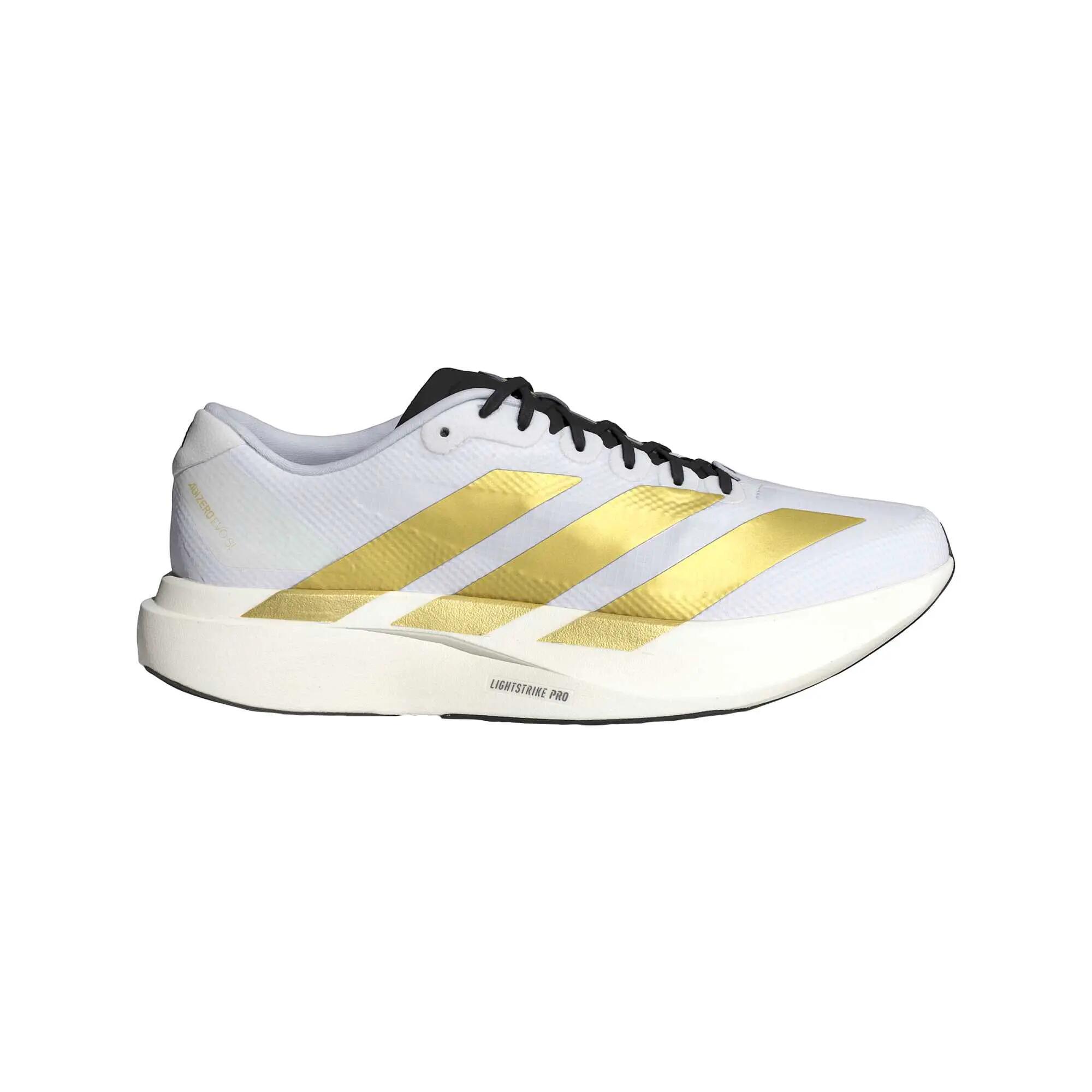 Erkek Hafif Koşu Ayakkabısı - Siyah/Beyaz - Adidas Adizero Evo SL 10/13