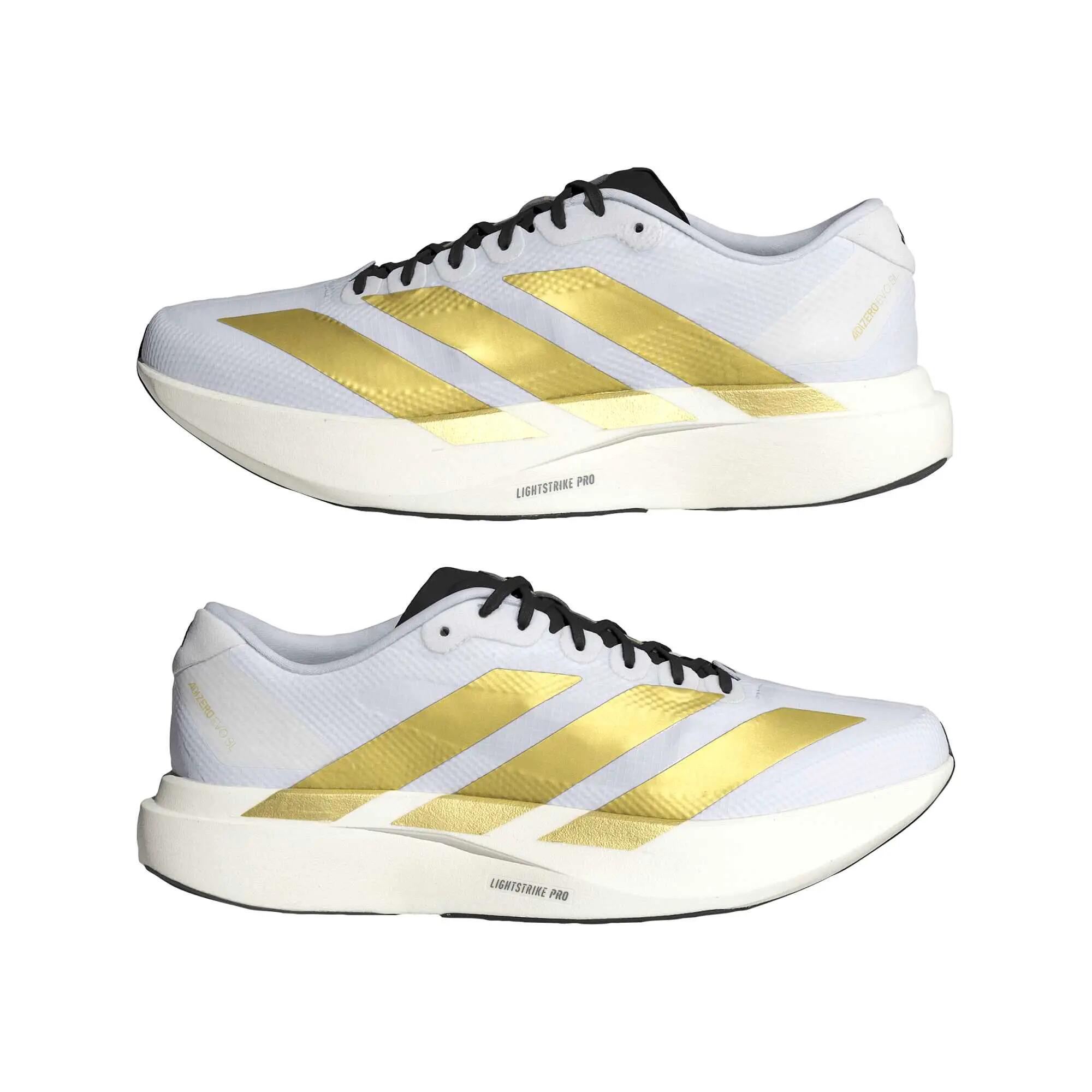Erkek Hafif Koşu Ayakkabısı - Siyah/Beyaz - Adidas Adizero Evo SL 5/13
