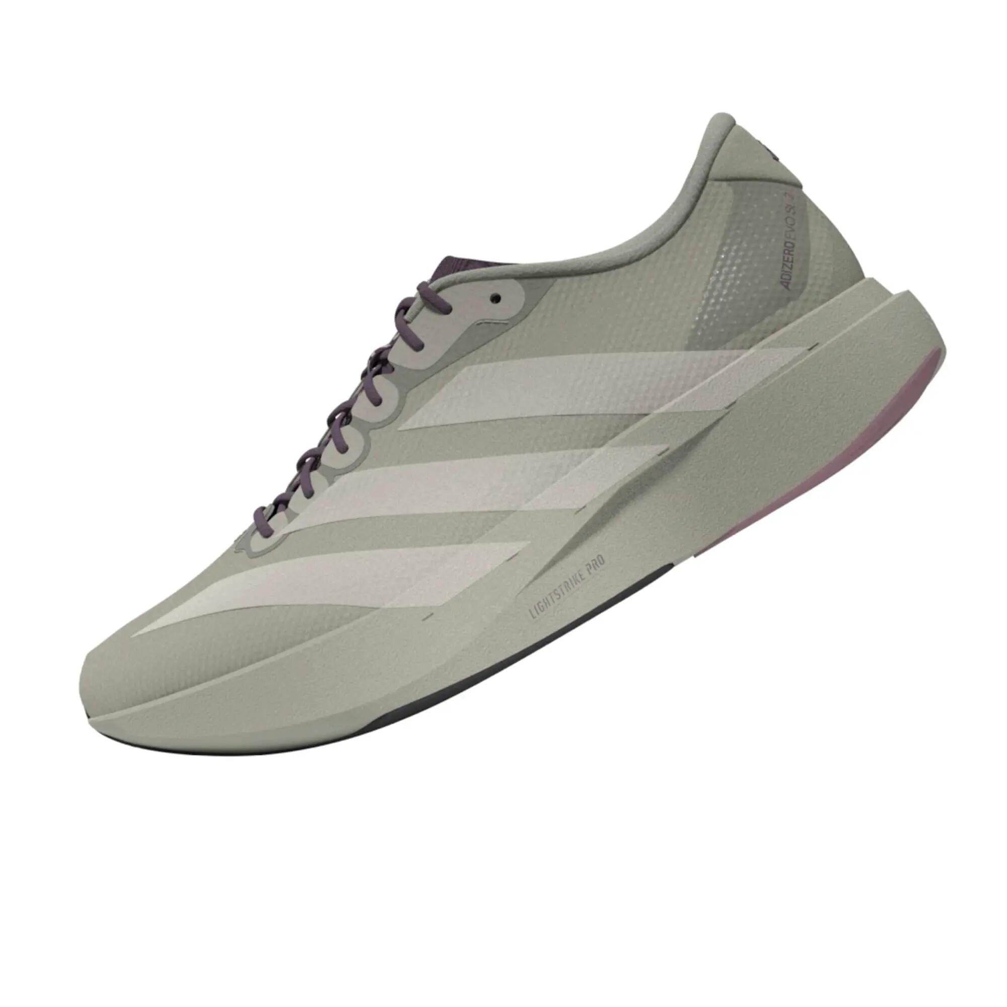 Erkek Hafif Koşu Ayakkabısı - Siyah/Beyaz - Adidas Adizero Evo SL 11/13