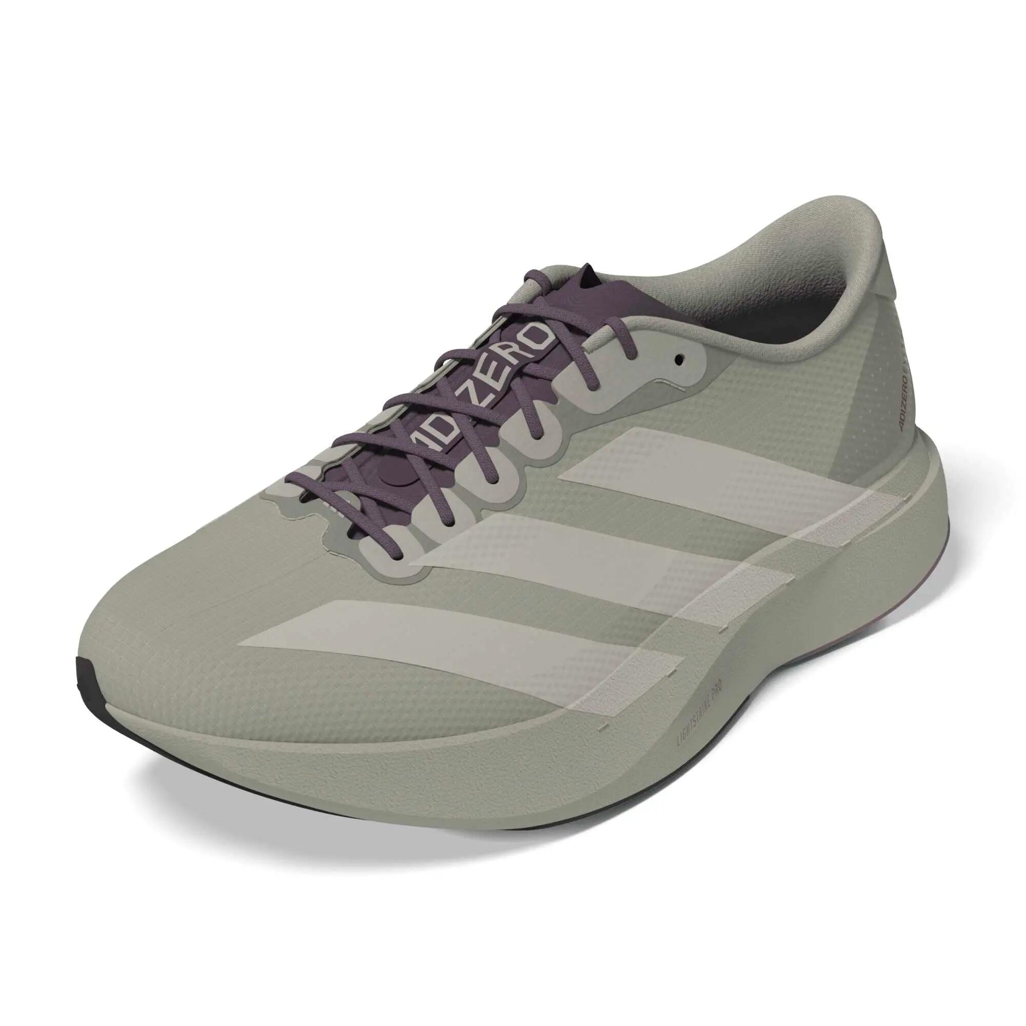 Erkek Hafif Koşu Ayakkabısı - Siyah/Beyaz - Adidas Adizero Evo SL 7/13