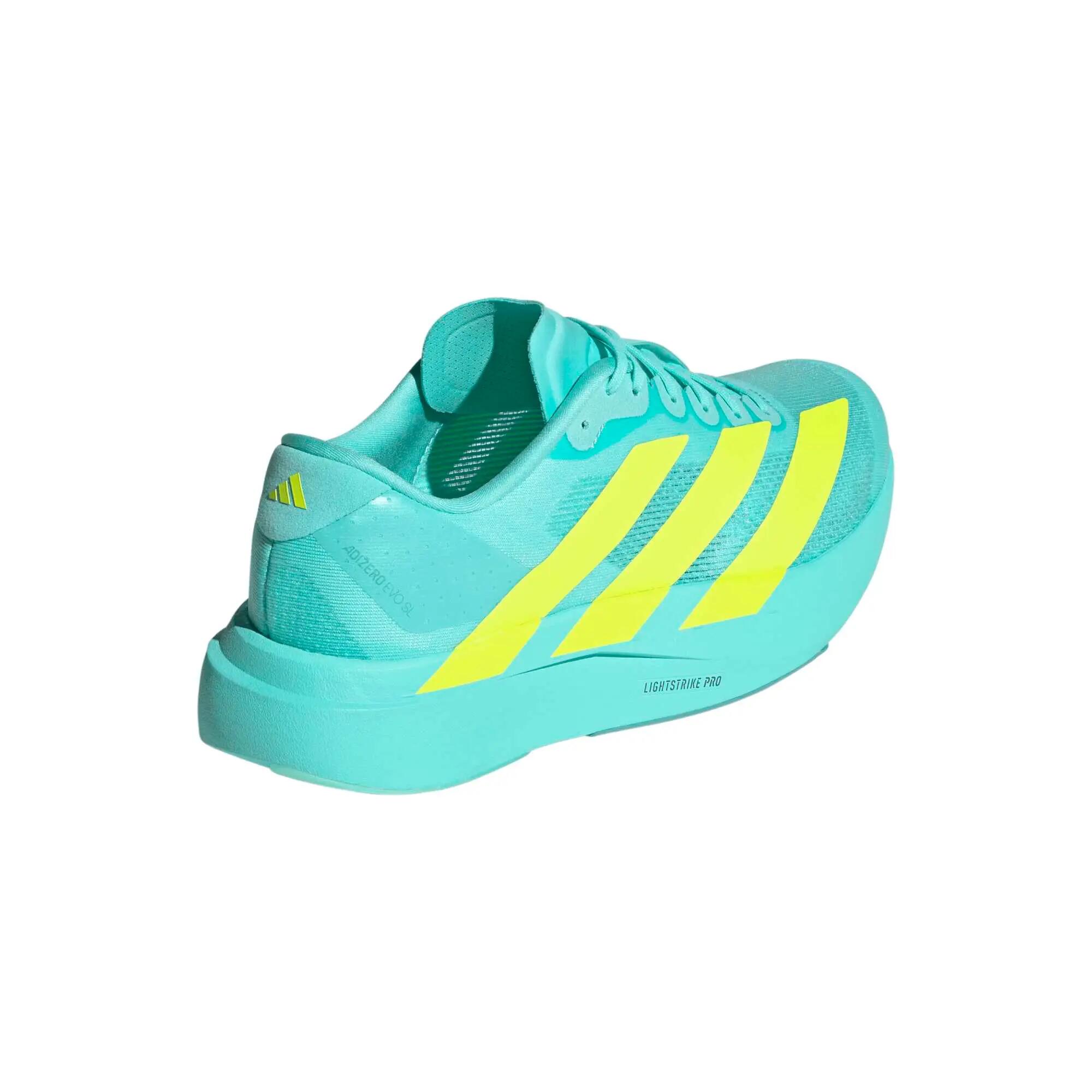 Erkek Hafif Koşu Ayakkabısı - Siyah/Beyaz - Adidas Adizero Evo SL 10/11