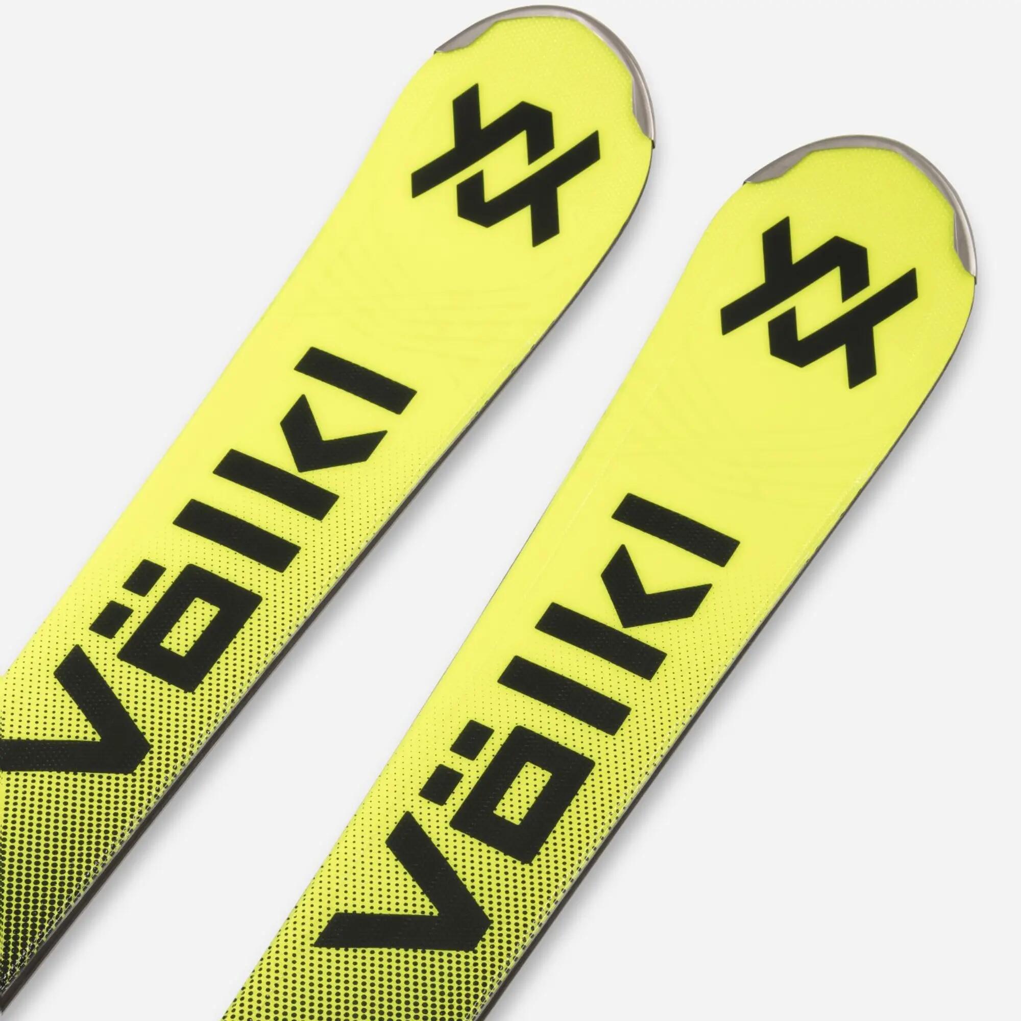 Sci uomo Racecarve VOLKL RACETIGER SC YELLOW + Attacchi VMOTION 12 GW 2/5