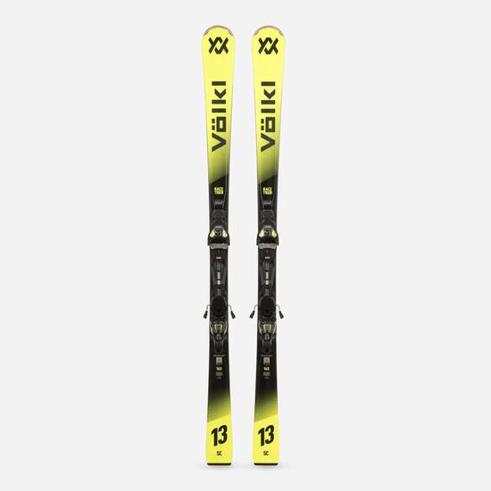 Sci uomo Racecarve VOLKL RACETIGER SC YELLOW + Attacchi VMOTION 12 GW