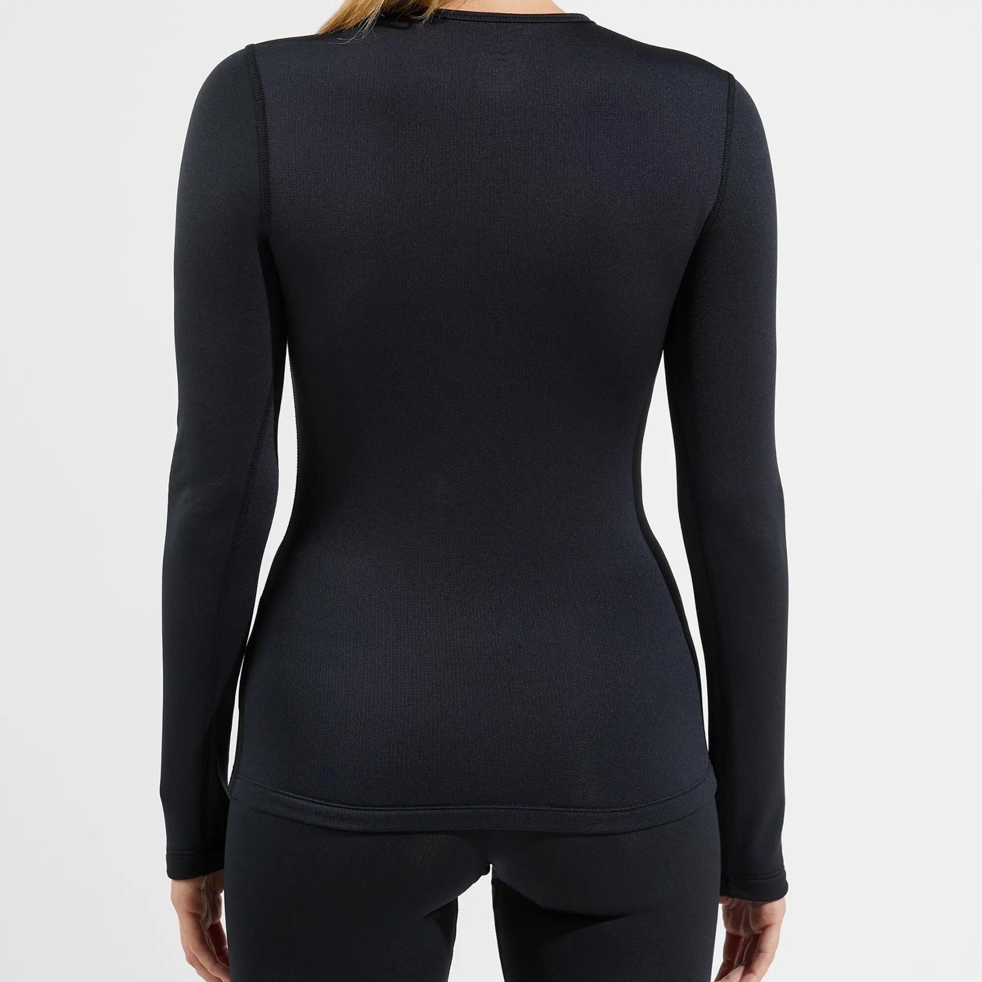 Unterwäsche Funktionsshirt Damen - Odlo Active Warm schwarz 3/5