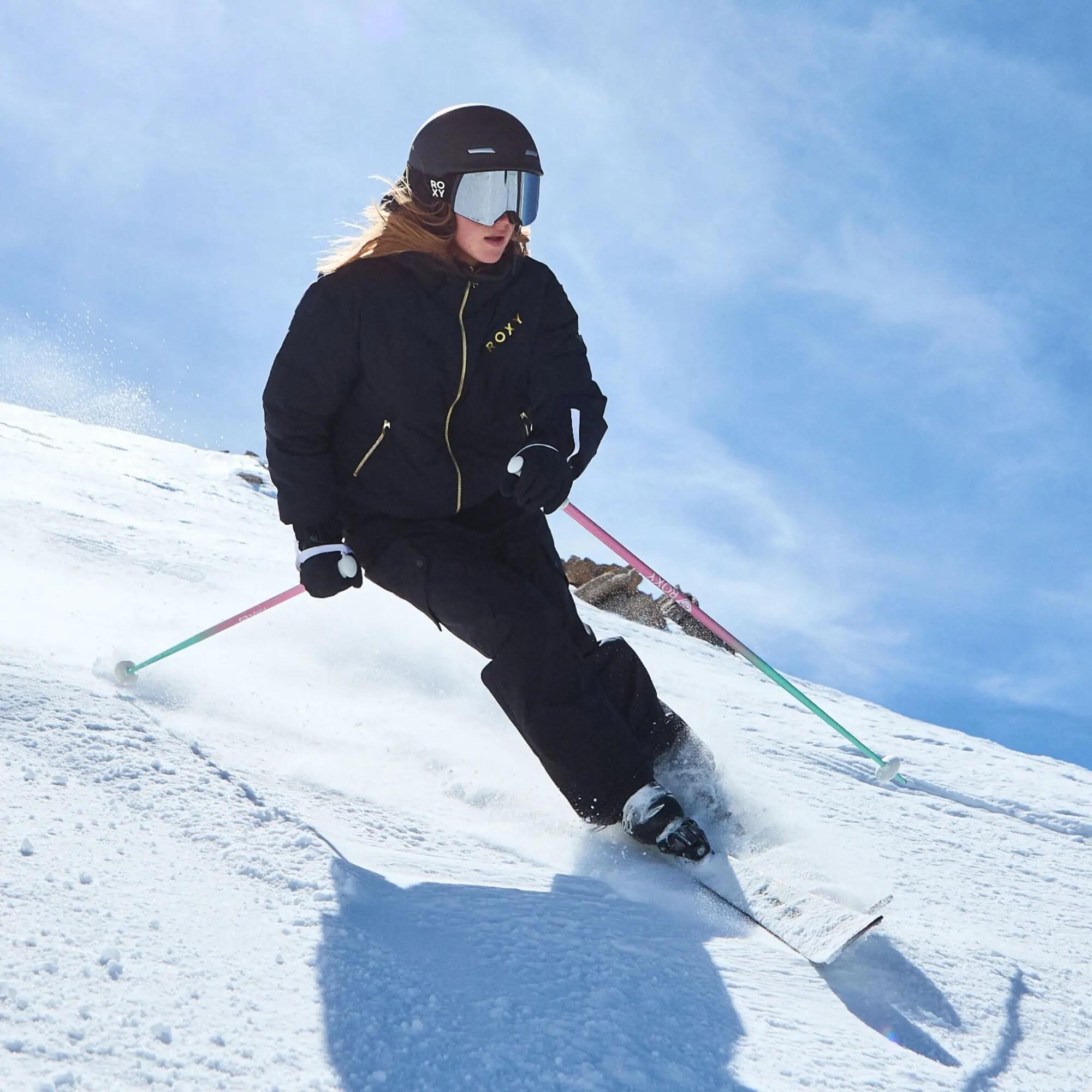Ski- en snowboardjas Big Bear voor dames zwart 11/12