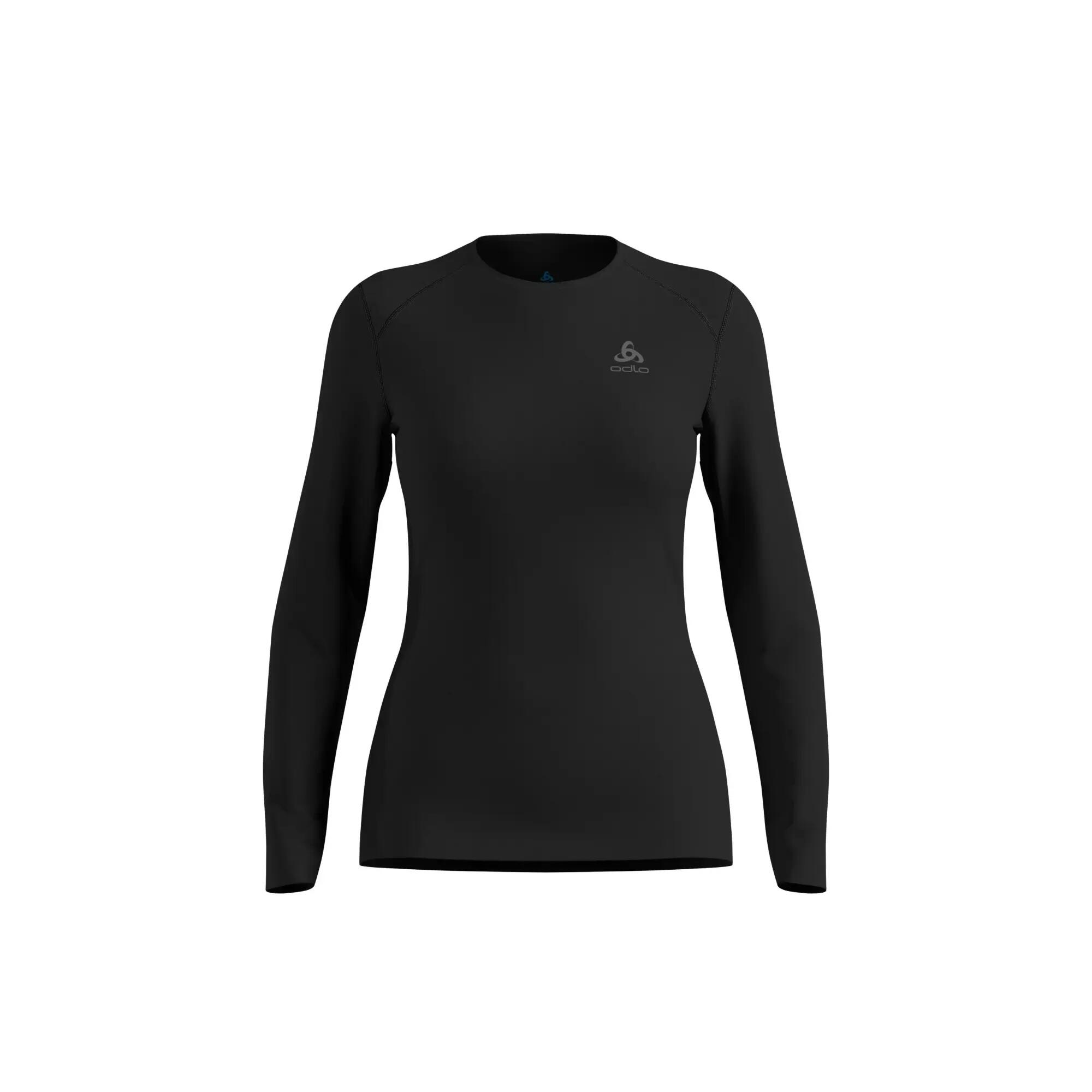 Sous-vêtement thermique femme, ODLO Active Warm haut noir 2/4