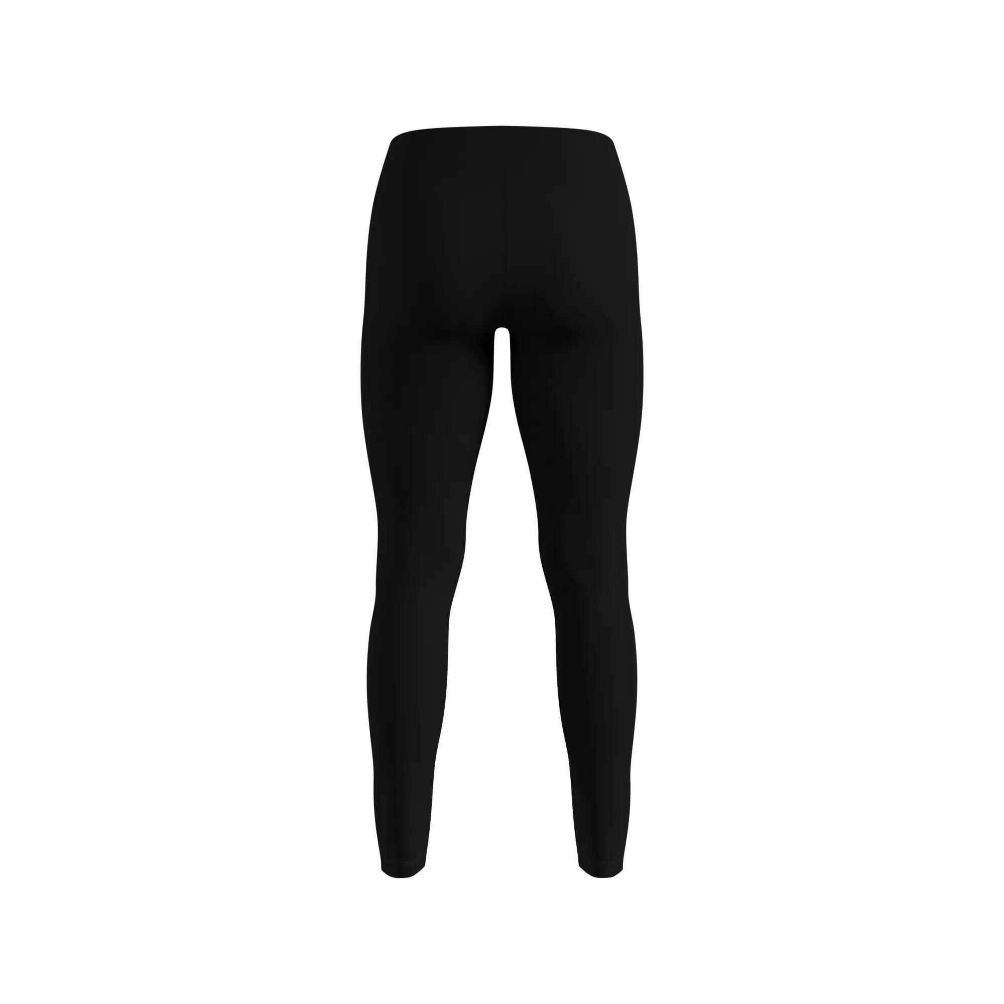 Sous-vêtement pantalon thermique femme, ODLO Active Warm bas noir 4/4