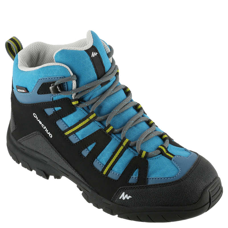 QUECHUA Children's hiking shoes NH500 Mid Waterproof JR...
