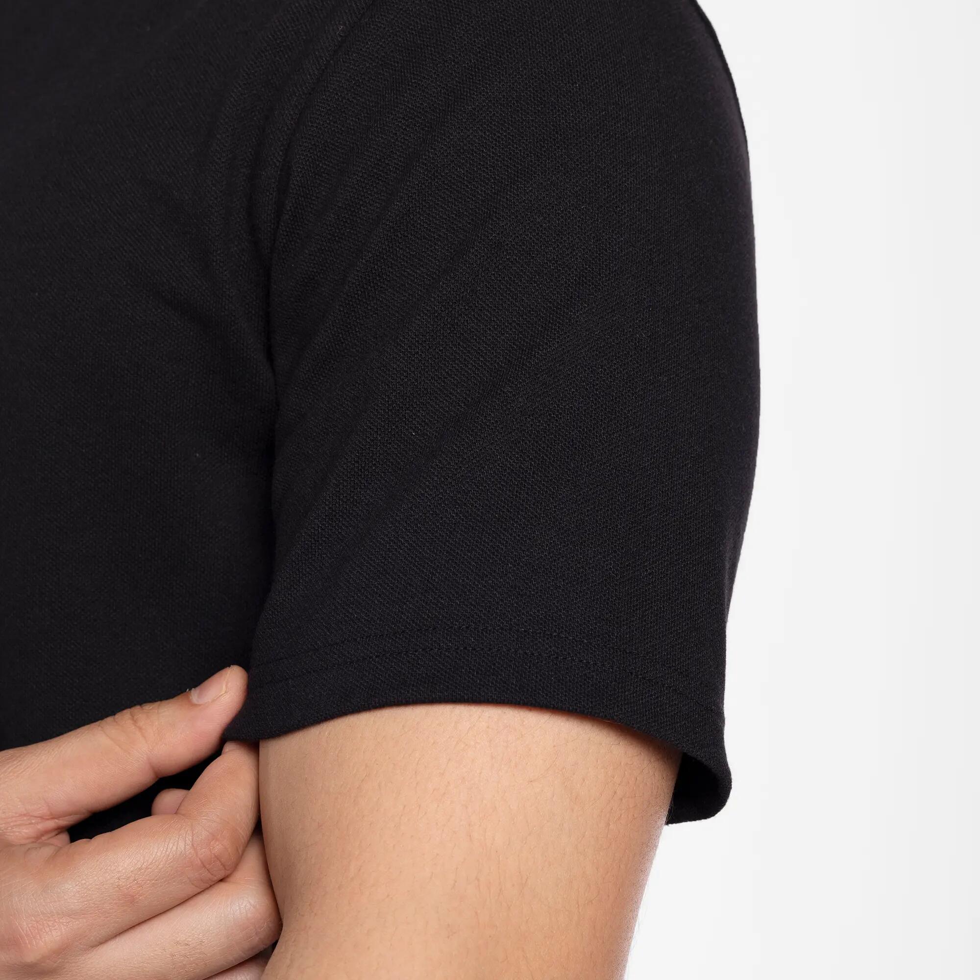 Men’s golf cotton short sleeve polo shirt, MW50 Black -  5