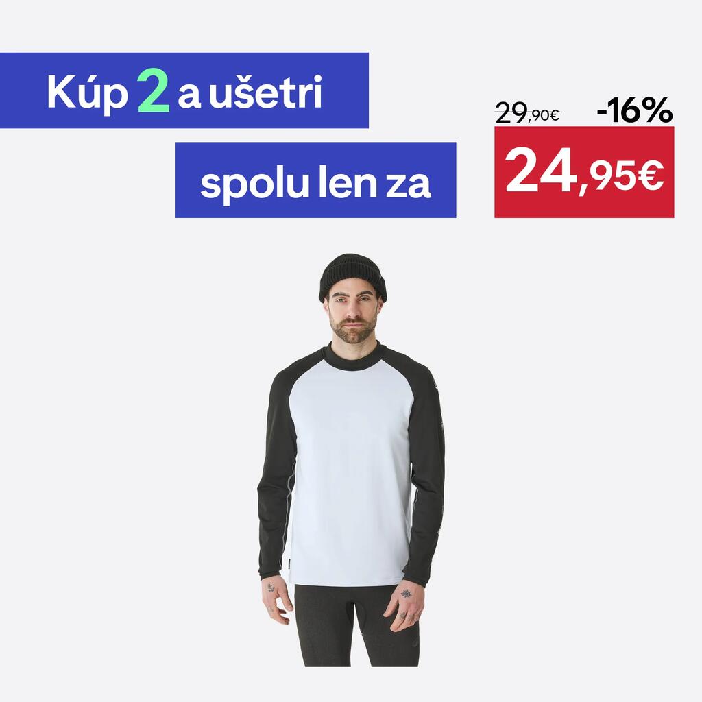 Pánske lyžiarske termotričko BL 500 čierno-biele