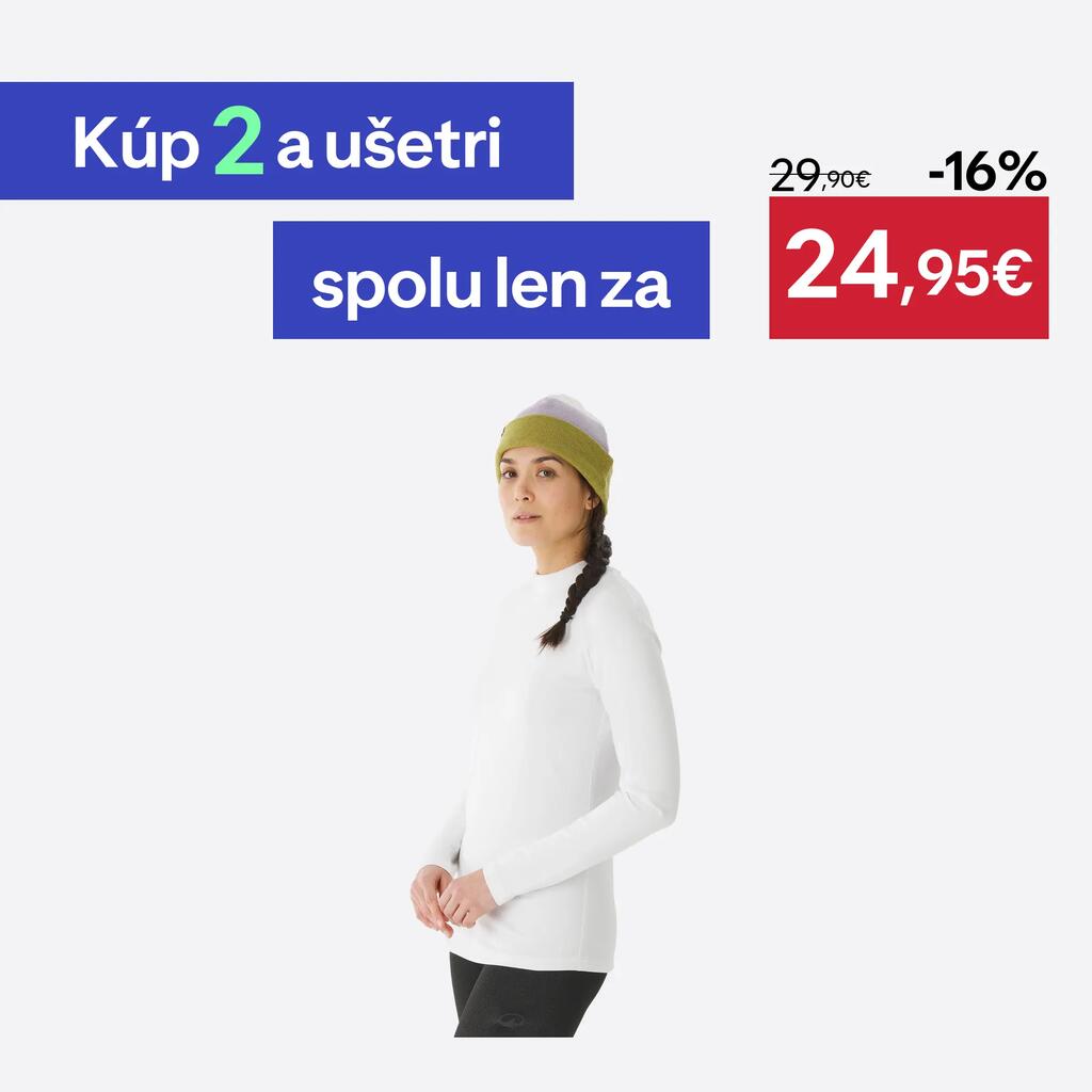 Dámske lyžiarske spodné termotričko BL 500 biele