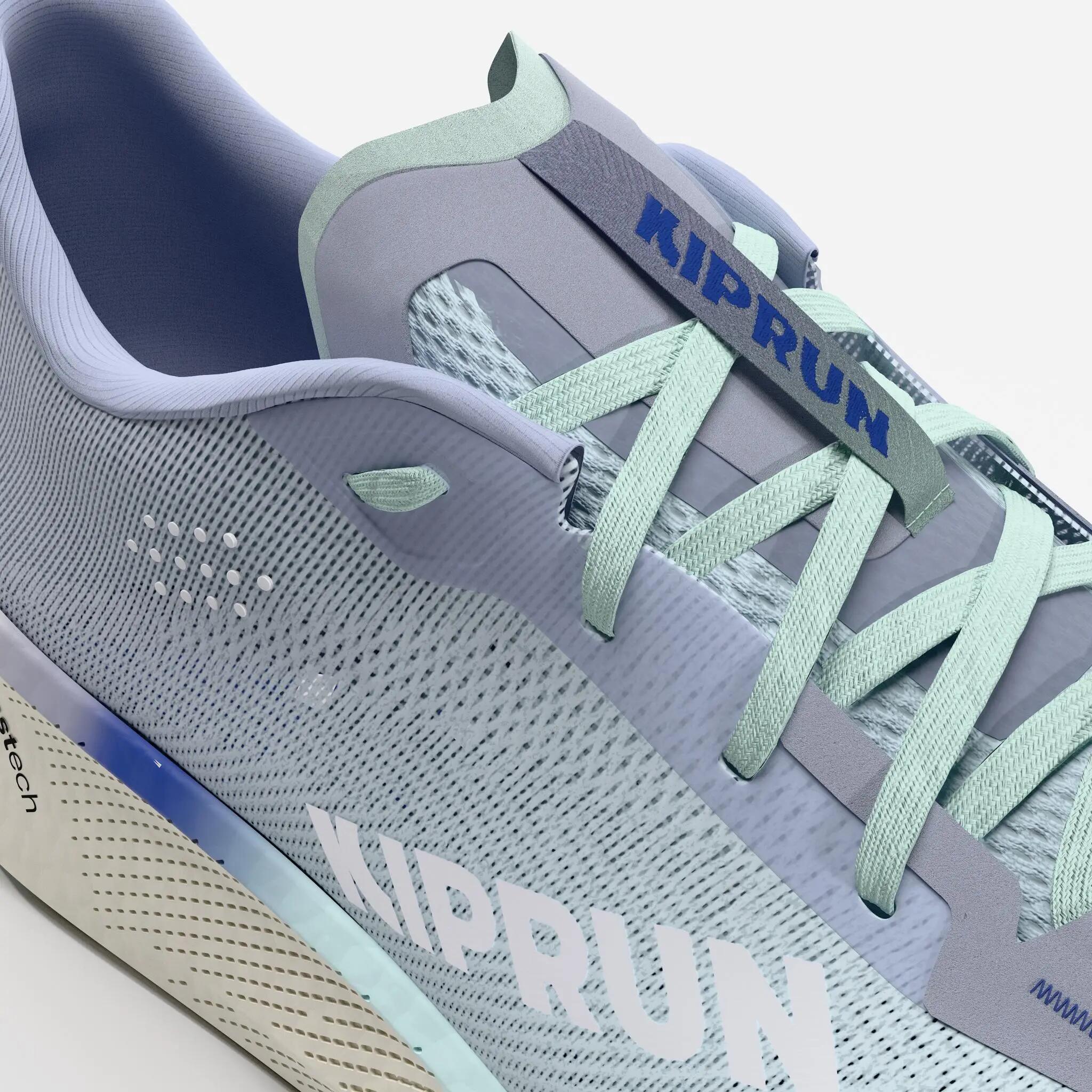 Zapatillas running carretera mujer, Kiprun Kipride azul 7/7