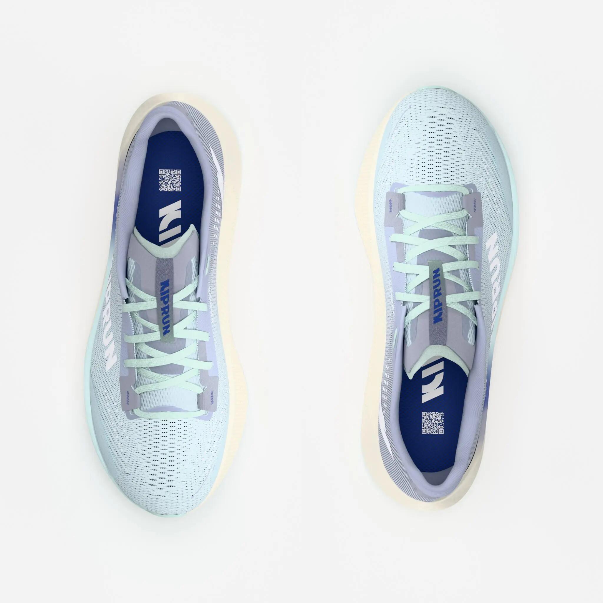 Zapatillas running carretera mujer, Kiprun Kipride azul 6/7