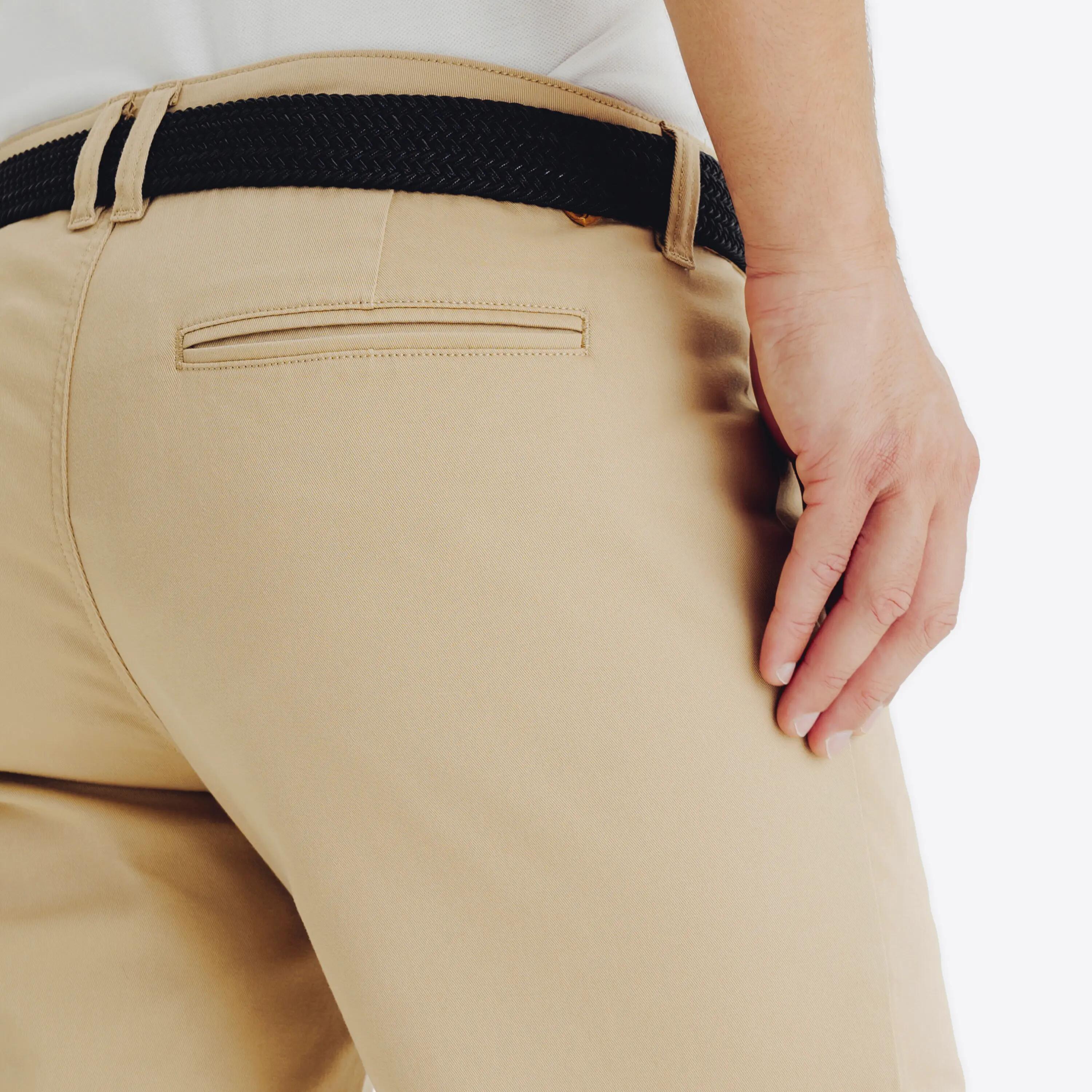 Pánské bavlněné golfové chino kraťasy MW500 5/5