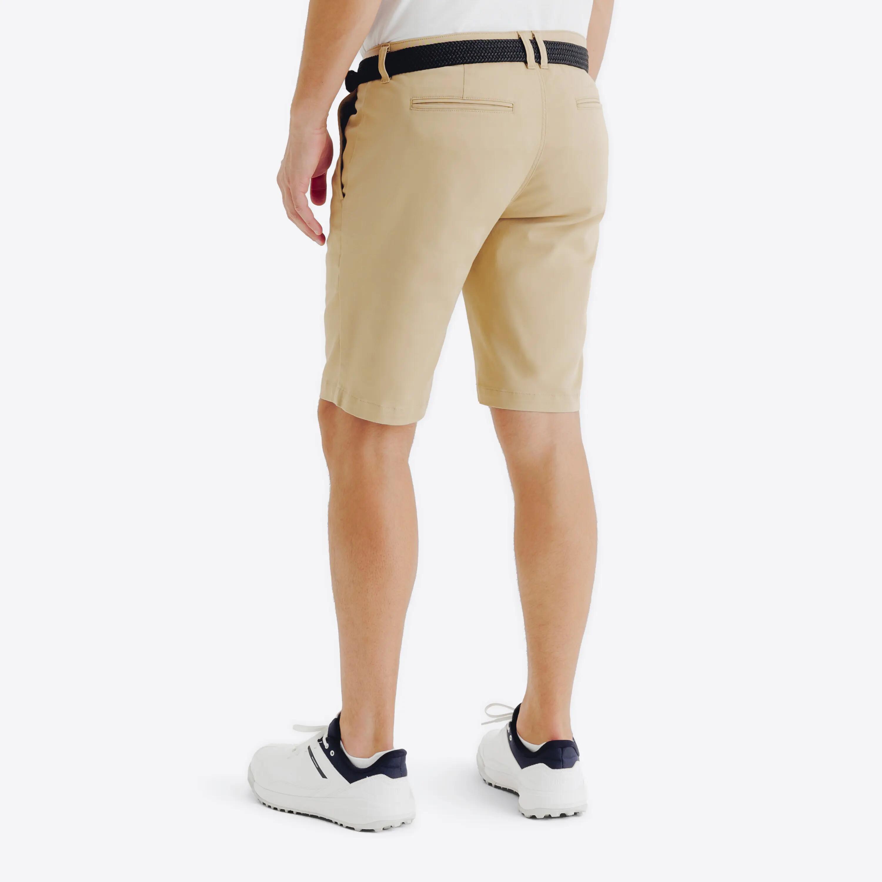Pánské bavlněné golfové chino kraťasy MW500 4/5