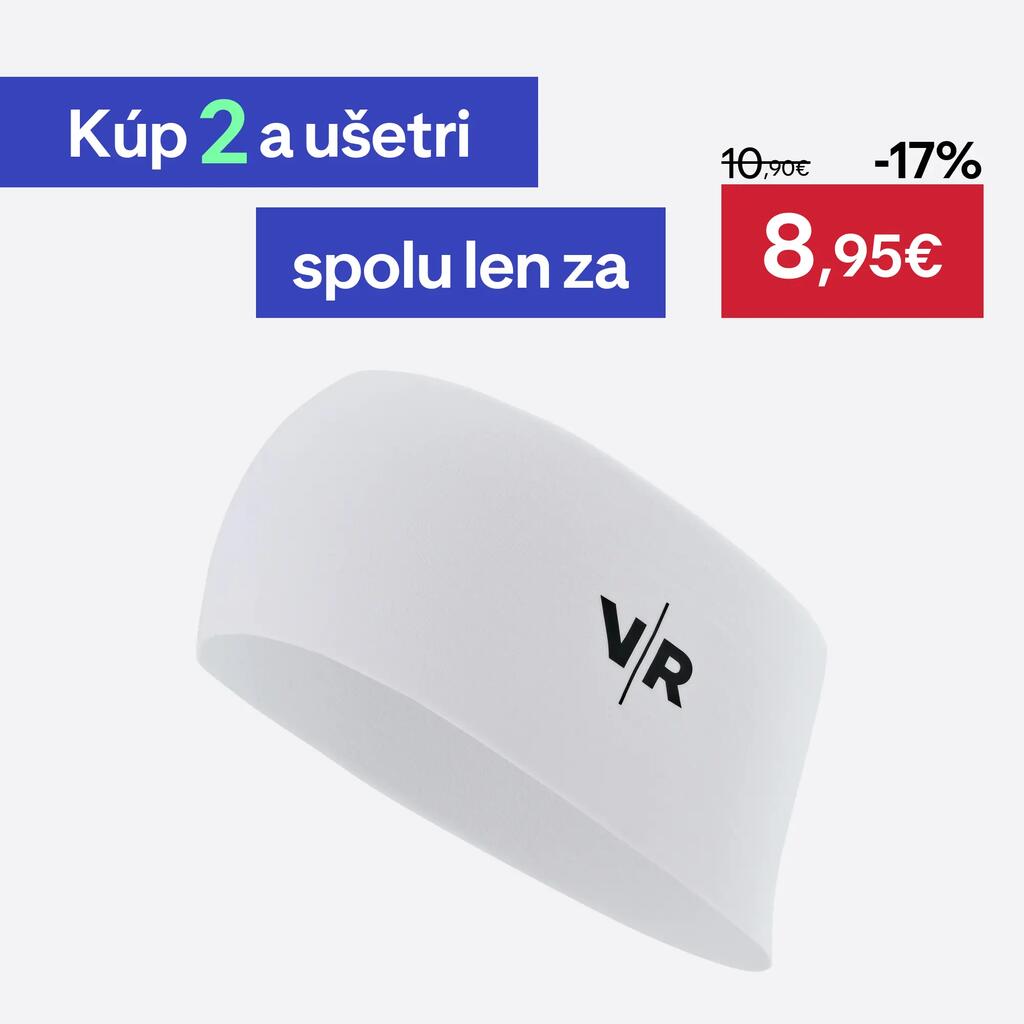 Cyklistická čelenka 500 biela