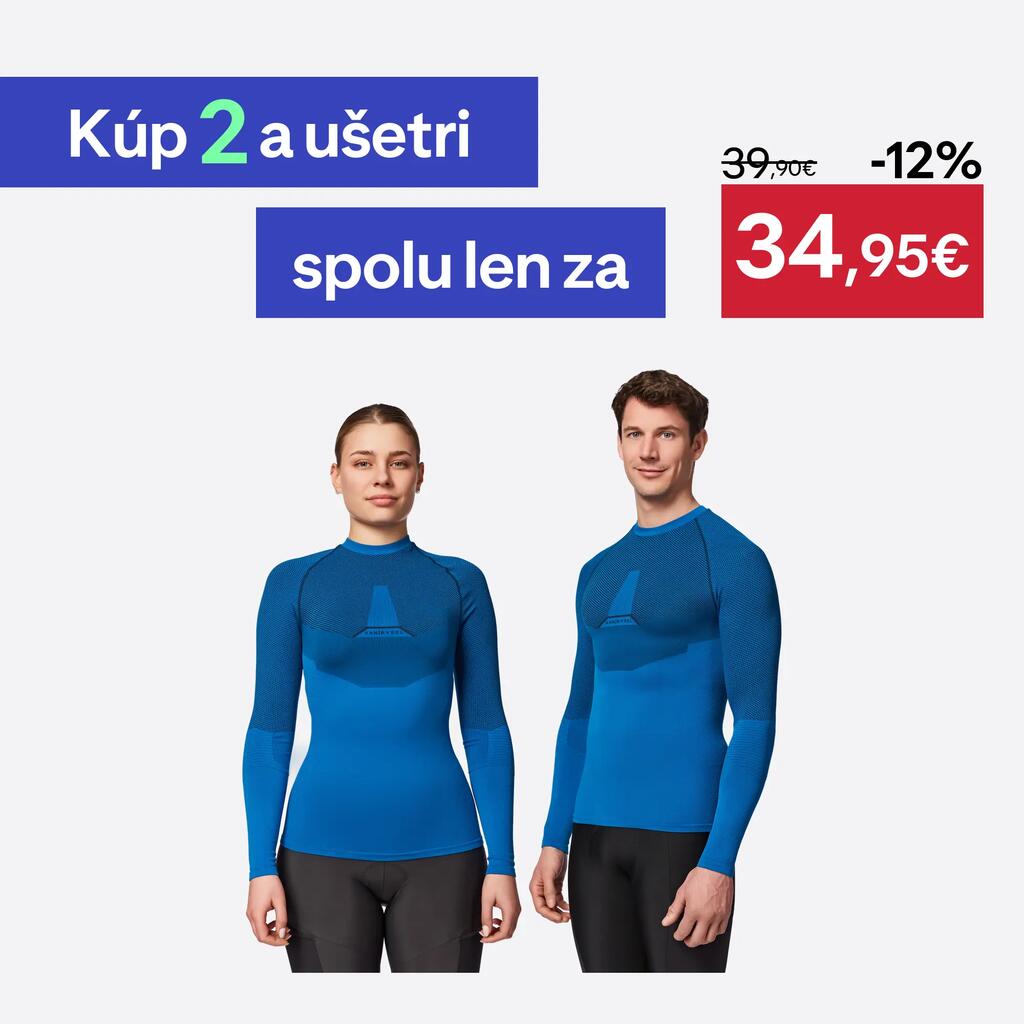 Spodné cyklistické termotričko Training modré