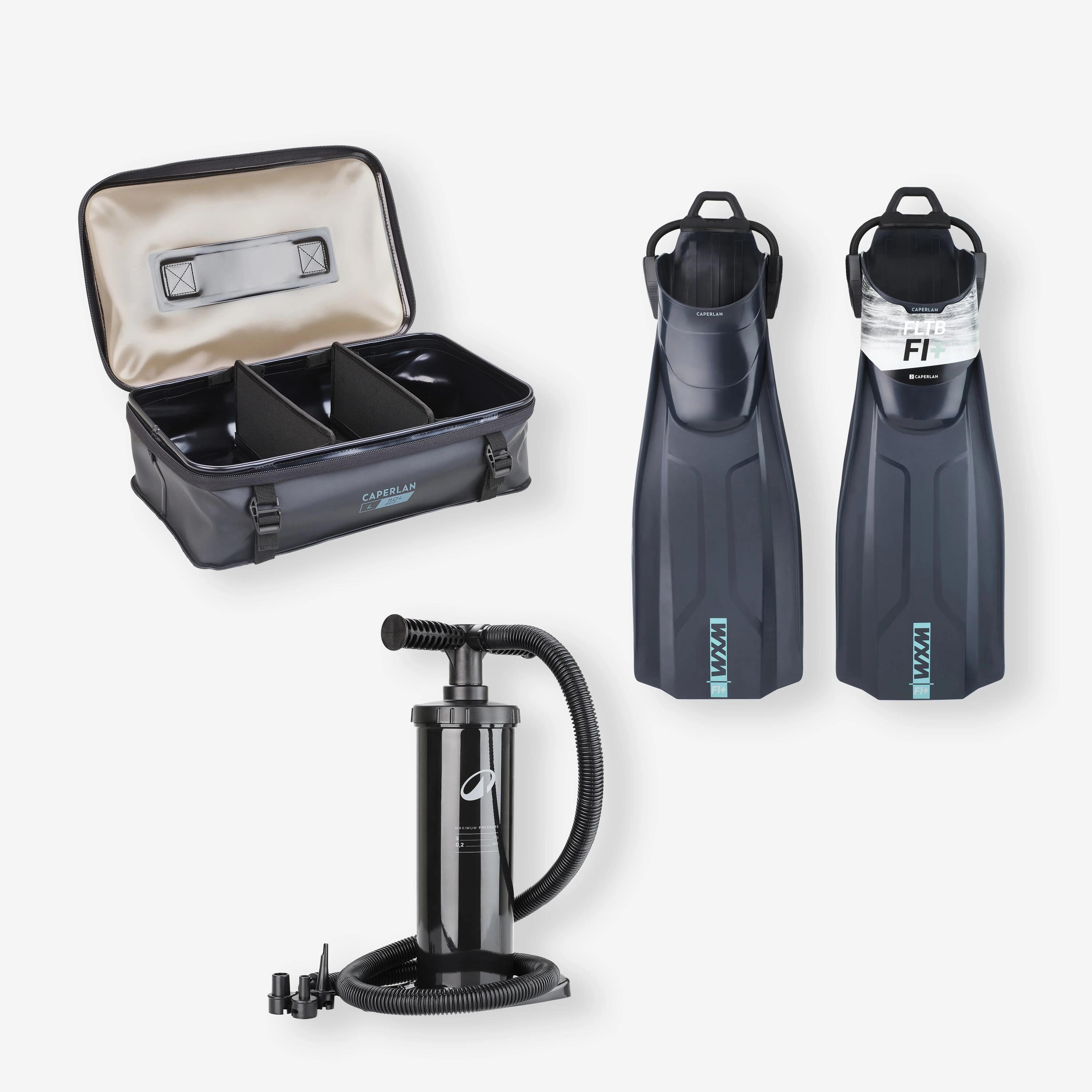 Kit belly boat FLTB 500 + accessori grigio-arancione 4/9