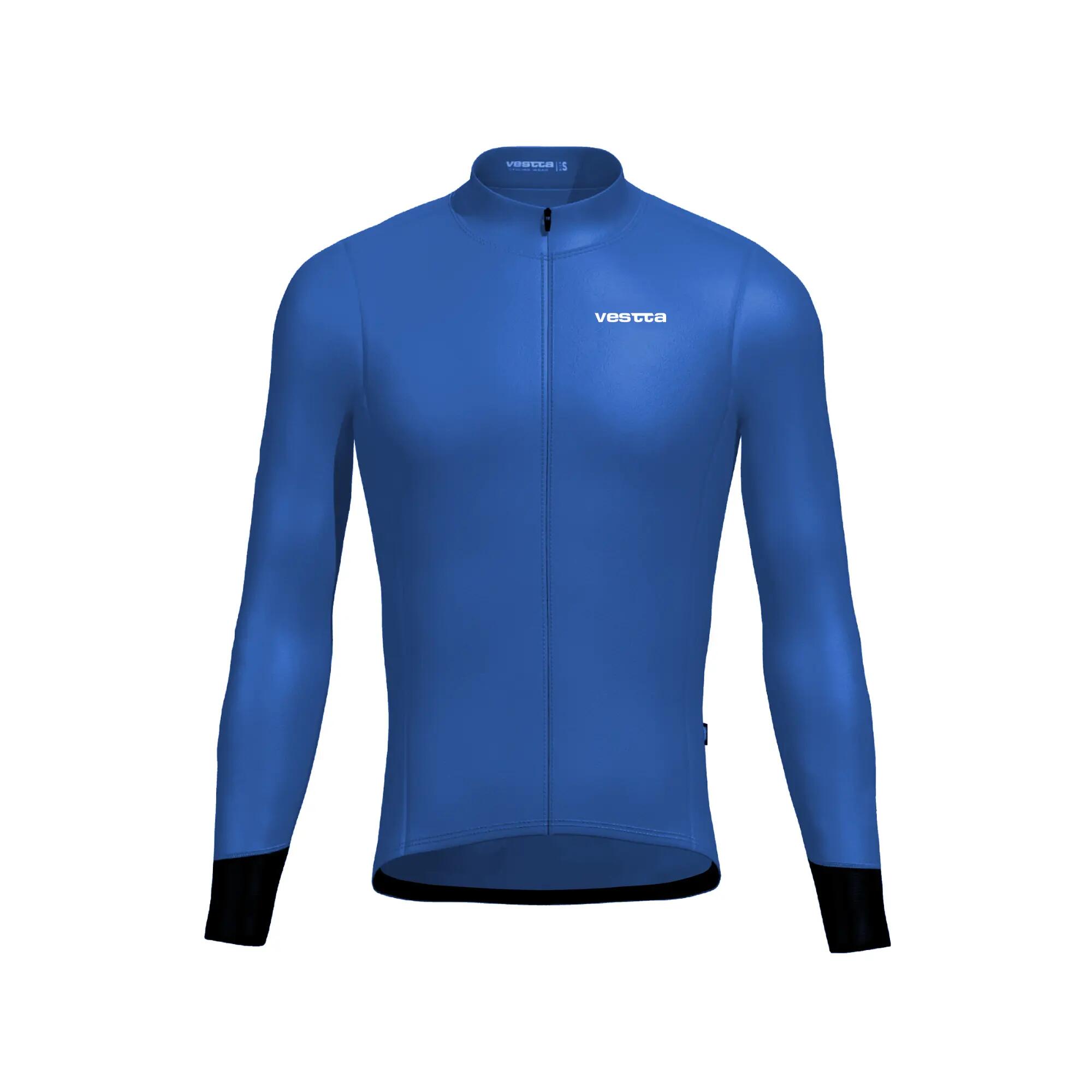 Maillot ciclismo manga larga Vestta Pro azul 4/5