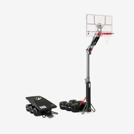 Panier de basket pliable sur roue réglable de 2,10m à 3,05m - B900 BOX NBA