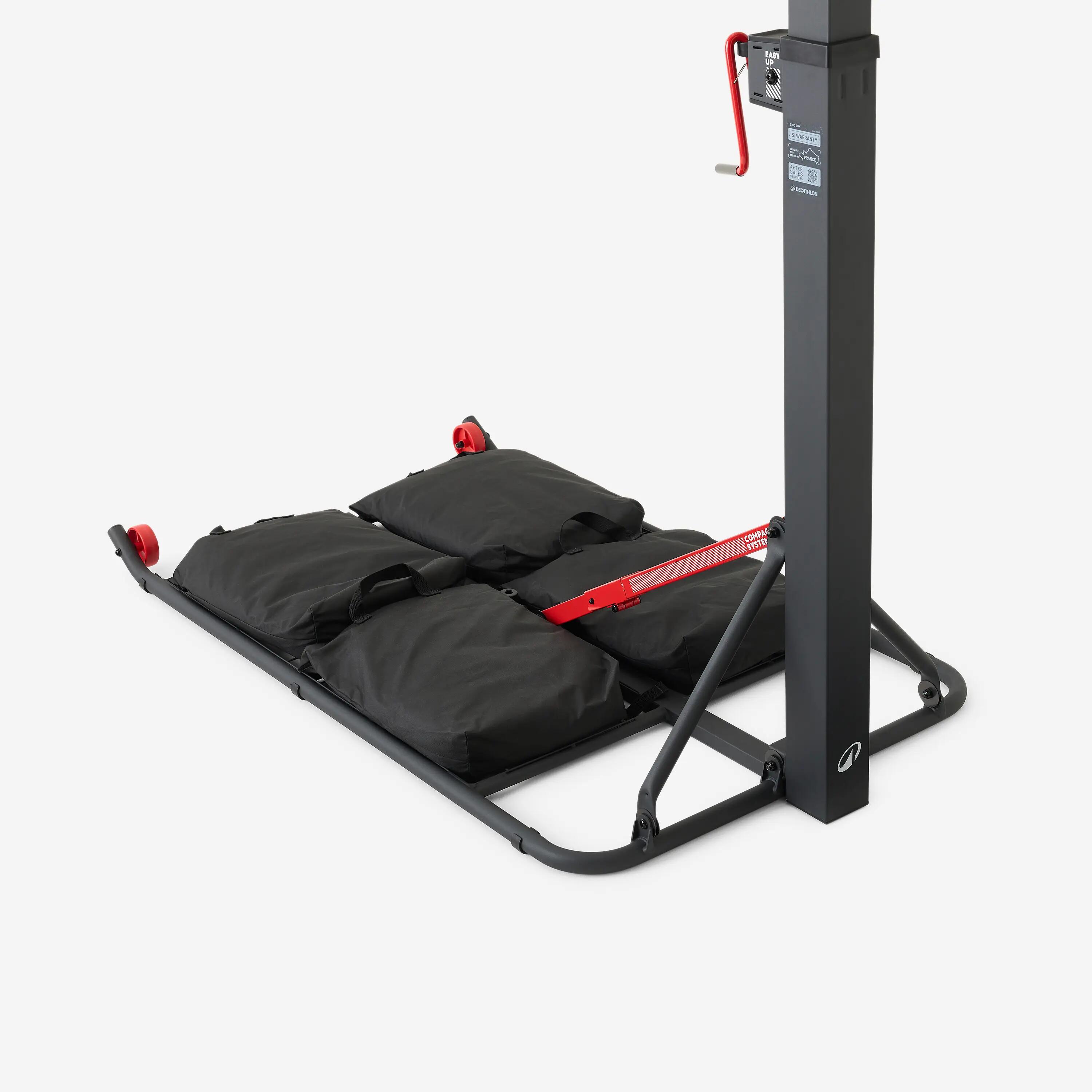 Kosárlabda palánk, 240 - 305 cm között állítható, összecsukható - B100 Easy Box 10/21