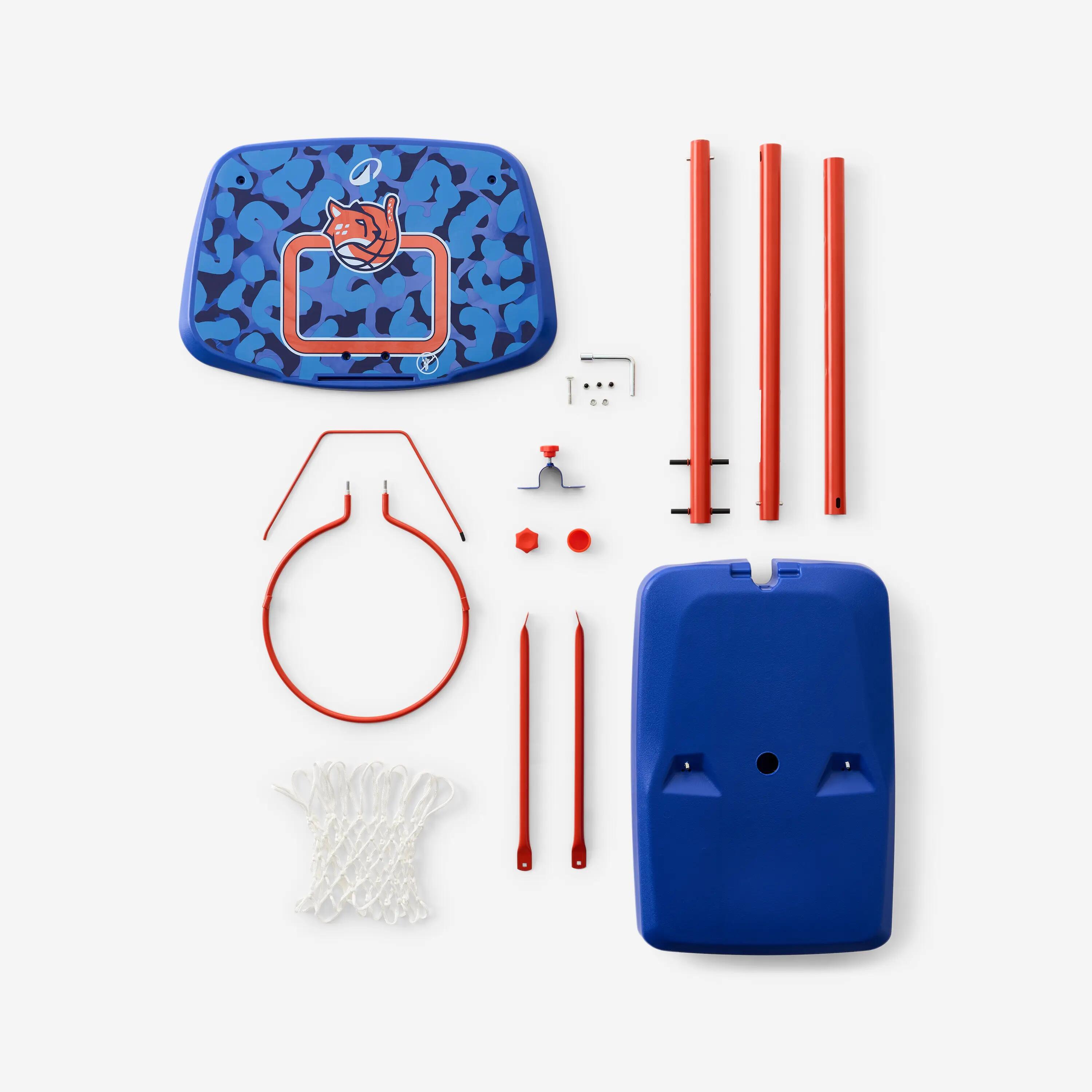 Tablero de baloncesto con base ajustable para niños Tarmak K500 Azul 4/13