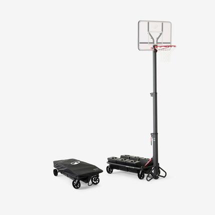 Panier basket pliable sur pied planche transparente 2,4 à 3,05 m, B500 Box
