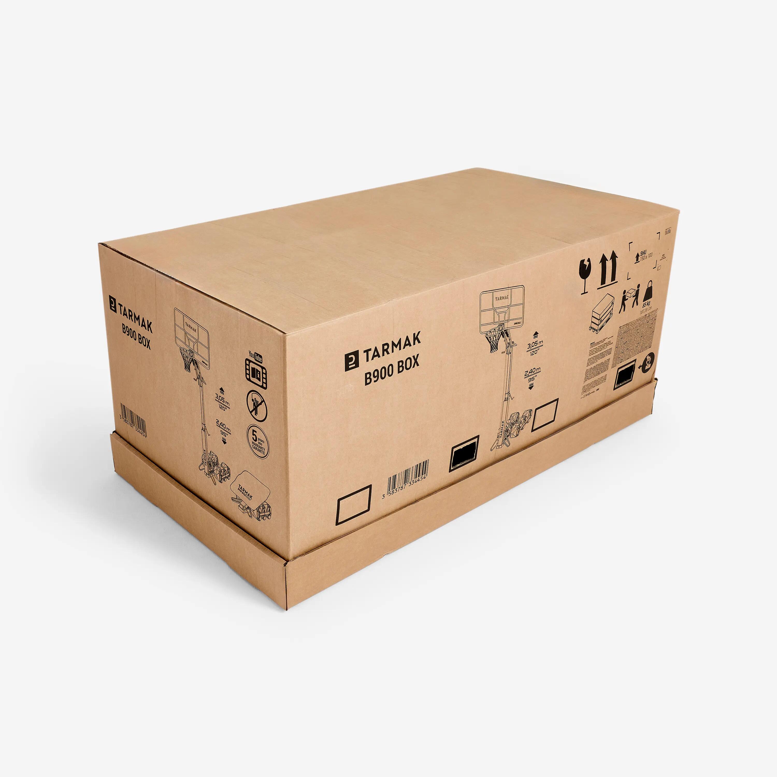 Kosárlabda palánk, állítható 210 - 305 cm, összecsukható - B900 Easy Box NBA 12/20