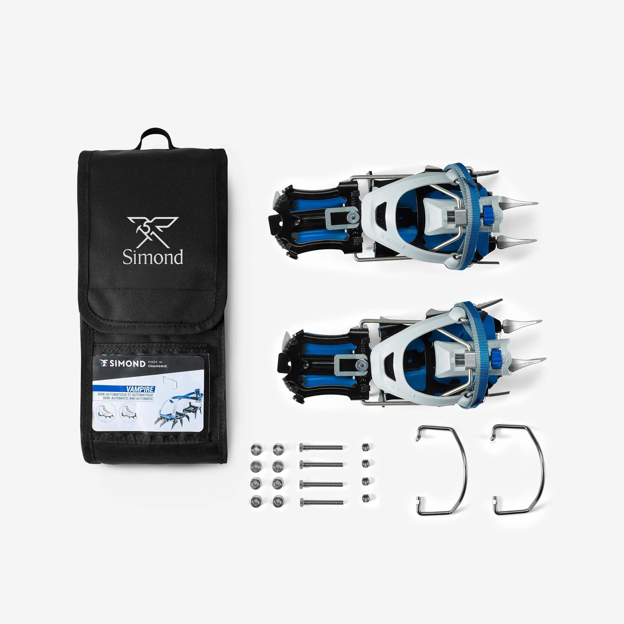 Mountaineering Crampons - Technical Vampire Mix SEMI- AUTOMATIC