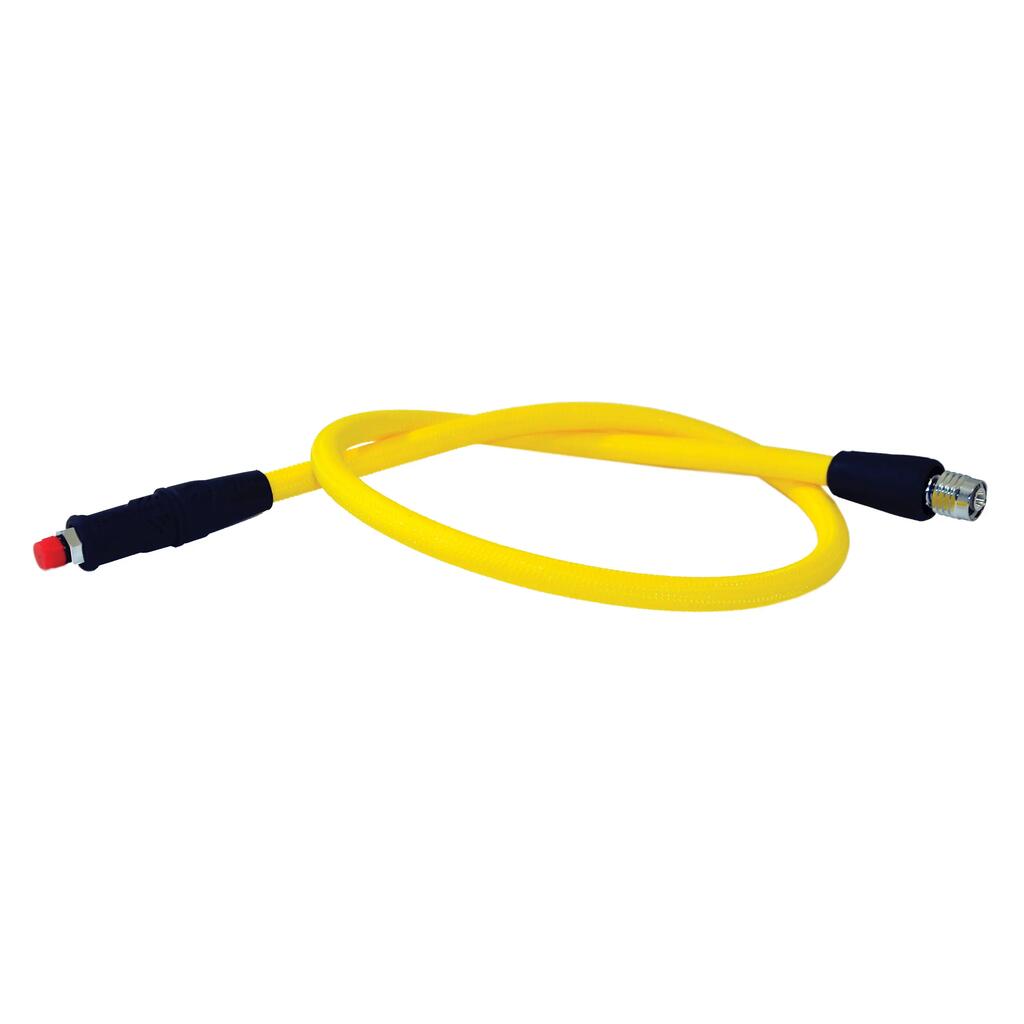 Medium pressure braided hose Legend yellow 1.0 m 3/8”