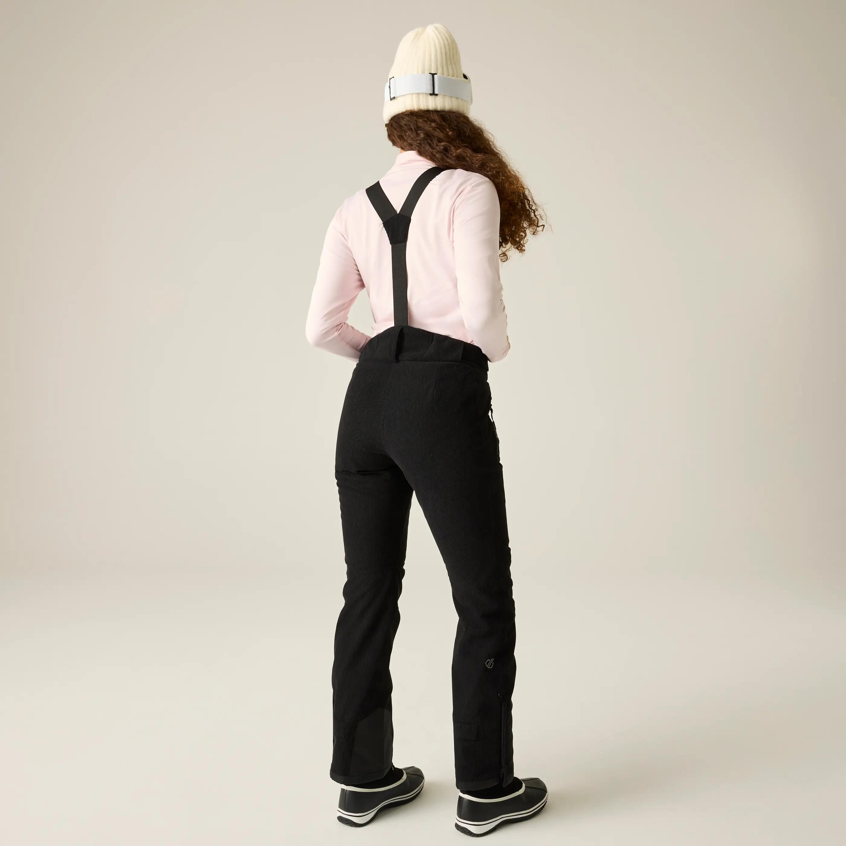 Pantaloni sci donna Dare2B Vellutto nero 7/8