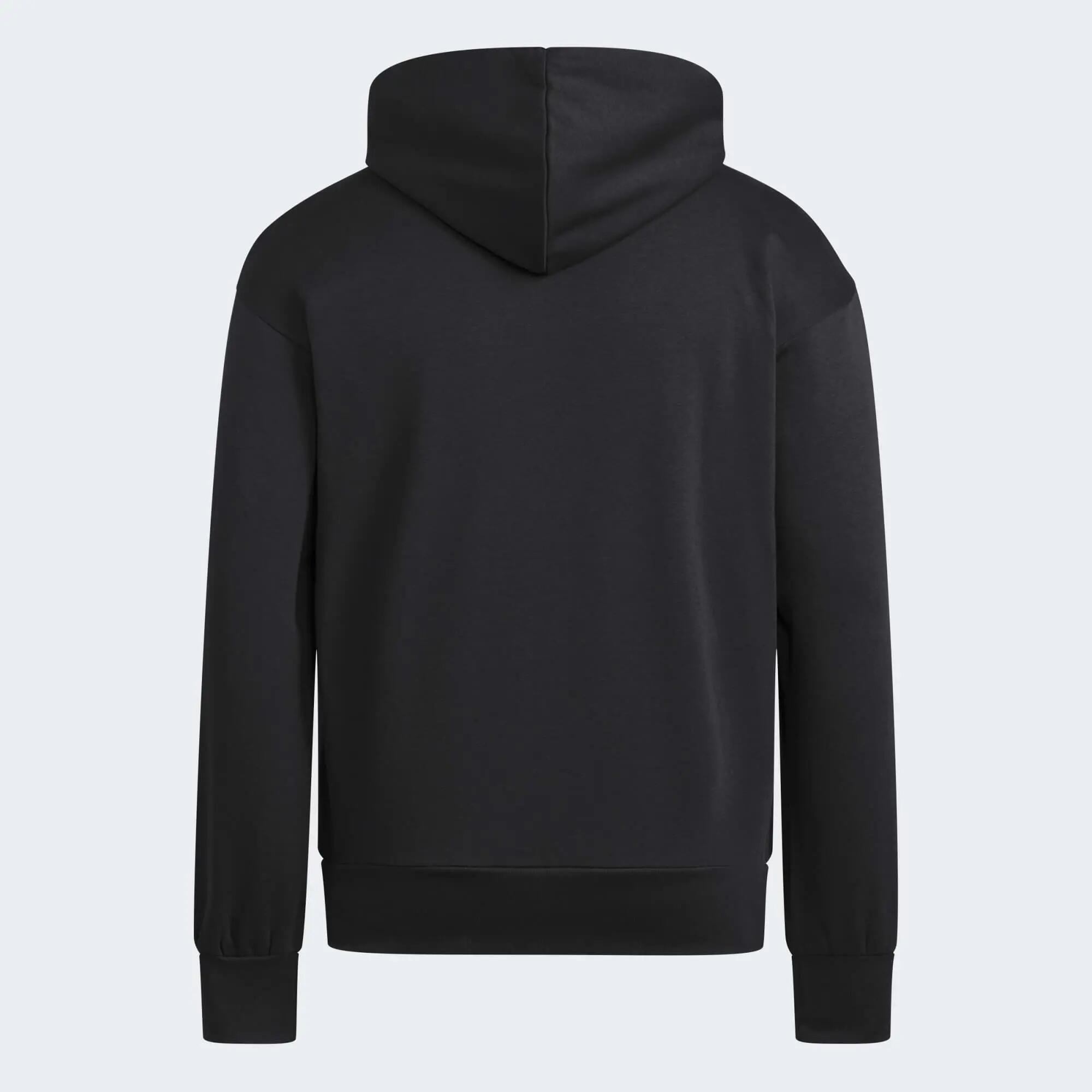 Sweat à capuche molletonné homme Adidas Essentials Feelcozy noir 2/2