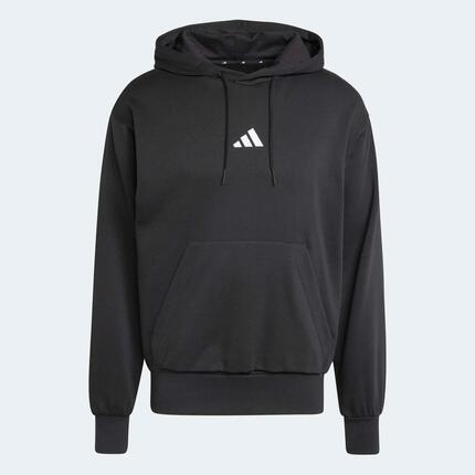 Sweat à capuche molletonné homme Adidas Essentials Feelcozy noir