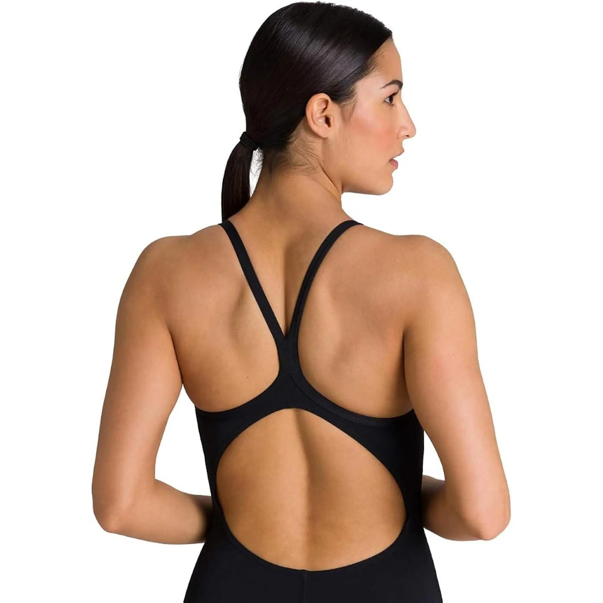 Maillot de bain de natation femme, Team Light Drop Solid 4/4