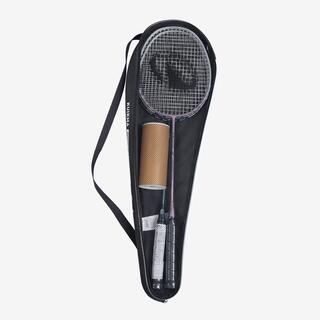 ADULT BADMINTON RACKET BR 190 SET PARTNER GREEN PURPLE